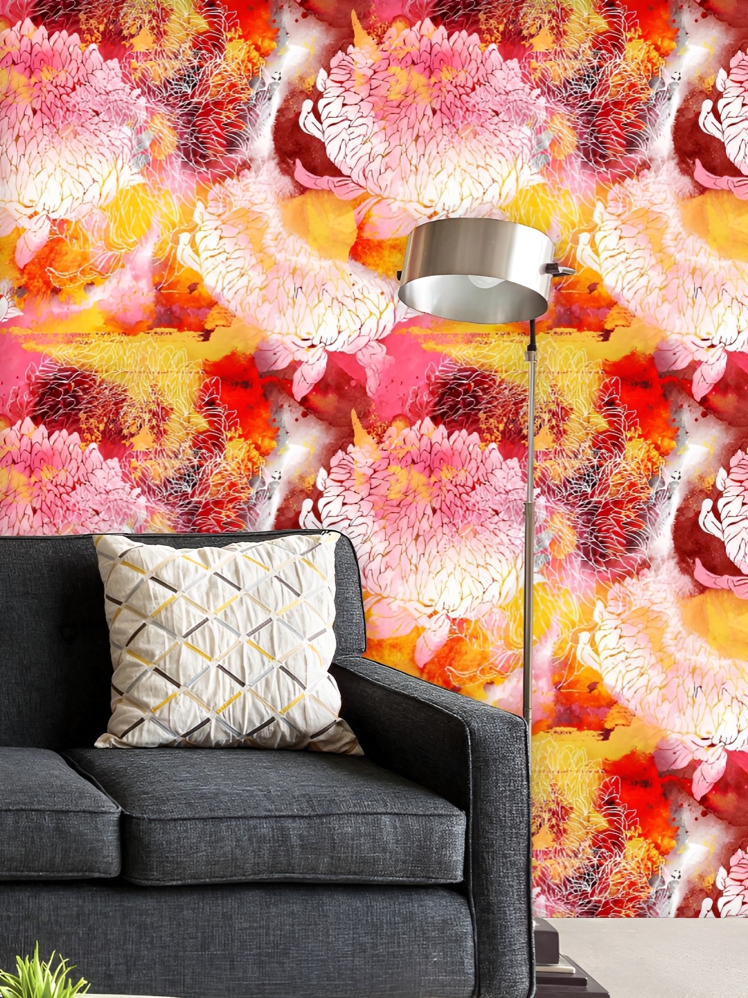ArtzFolio Printed UV-Resistant Anti-Bacterial Abstract Chrysanthemum Pattern Peel & Stick Wallpaper, Multi
ArtzFolio Printed UV-Resistant Anti-Bacterial Abstract Chrysanthemum Pattern Peel & Stick Wallpaper, Multi