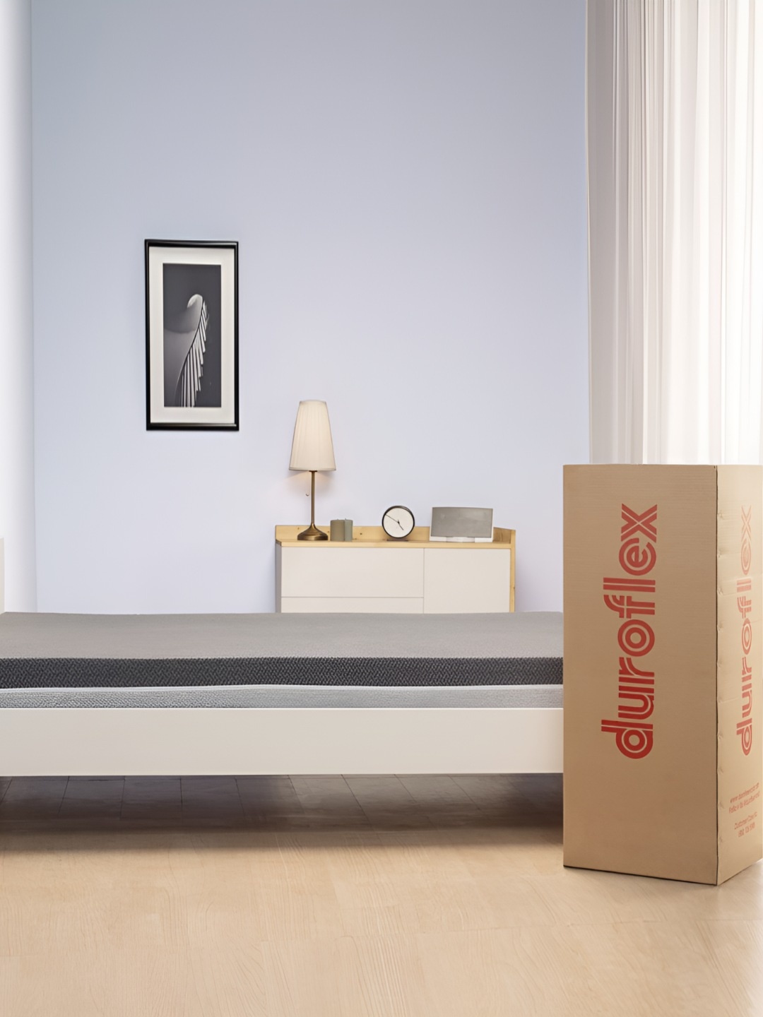 Duroflex LiveIn Adapt Flippable Adjustable Firmness 5" King Mattress (78x70 Inch), Grey
Duroflex LiveIn Adapt Flippable Adjustable Firmness 5" King Mattress (78x70 Inch), Grey