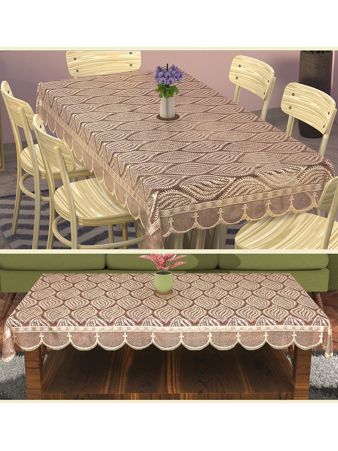 Kuber Industries Red & Cream-Coloured 2 Pieces Floral Printed Cotton Table Covers
Kuber Industries Red & Cream-Coloured 2 Pieces Floral Printed Cotton Table Covers