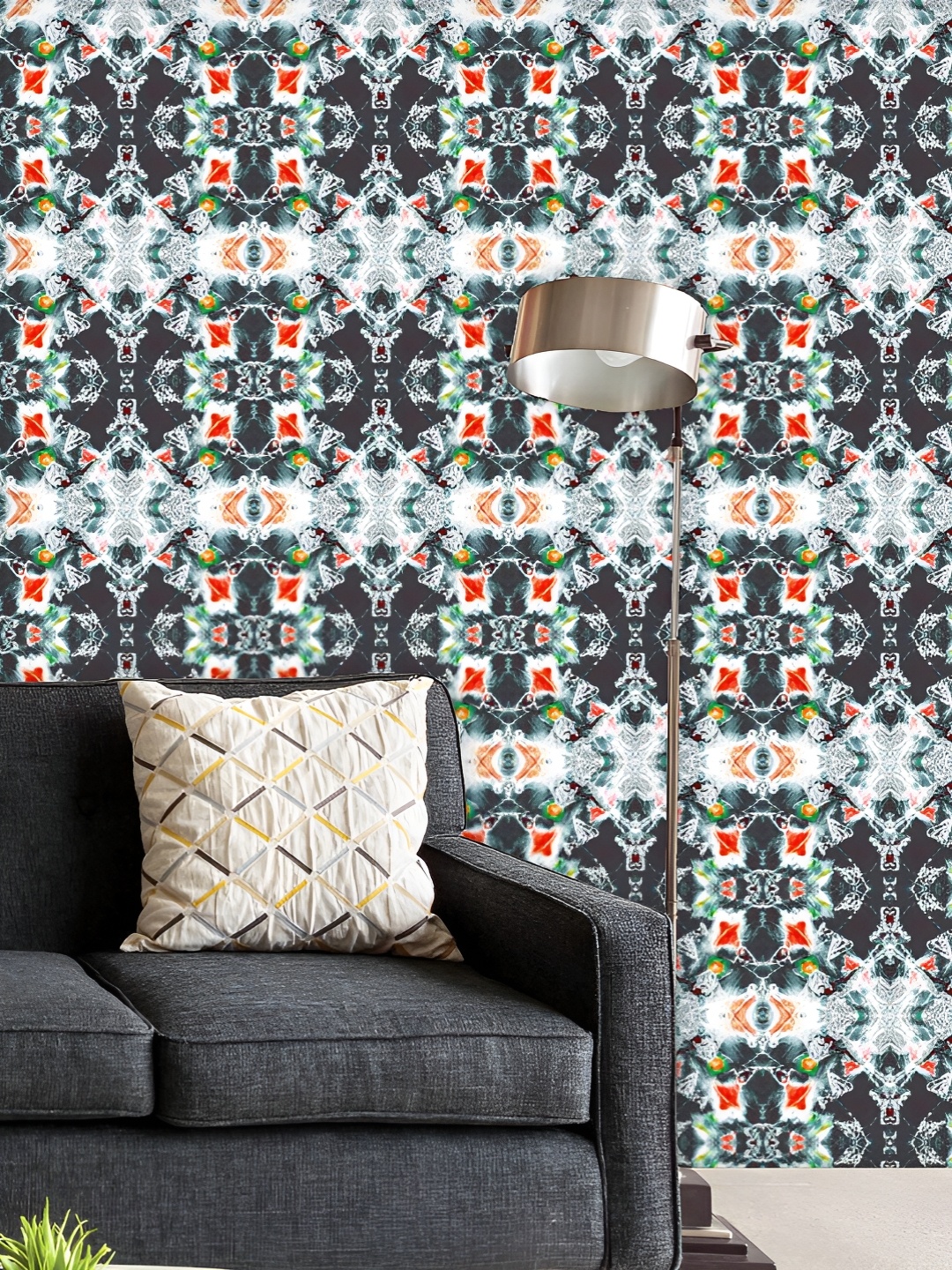 ArtzFolio Printed UV-Resistant Anti-Bacterial Watercolor Tribal Embroidery Peel & Stick Wallpaper, Multi
ArtzFolio Printed UV-Resistant Anti-Bacterial Watercolor Tribal Embroidery Peel & Stick Wallpaper, Multi
