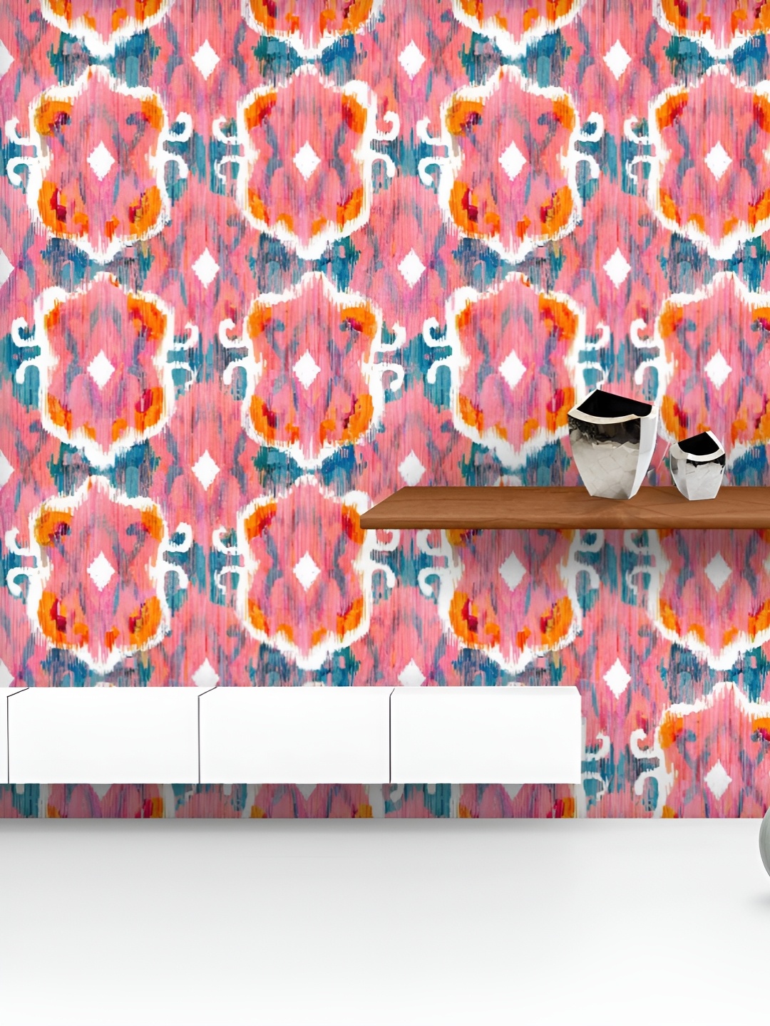 ArtzFolio Printed UV-Resistant Anti-Bacterial Ikat Bohemian Peel & Stick Wallpaper, Multi
ArtzFolio Printed UV-Resistant Anti-Bacterial Ikat Bohemian Peel & Stick Wallpaper, Multi