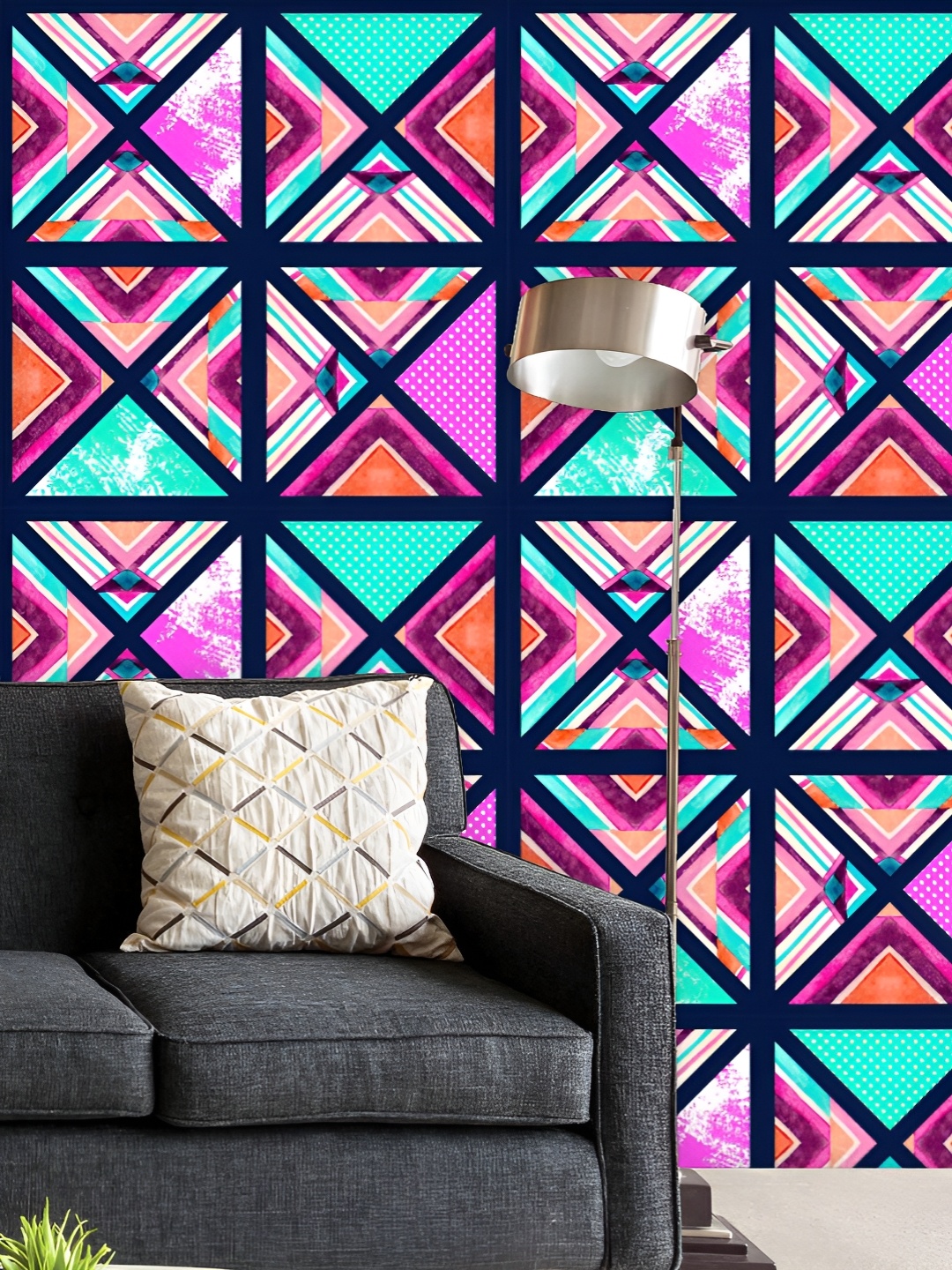 ArtzFolio Printed UV-Resistant Anti-Bacterial Hand-Drawn Triangles Peel & Stick Wallpaper, Multi
ArtzFolio Printed UV-Resistant Anti-Bacterial Hand-Drawn Triangles Peel & Stick Wallpaper, Multi