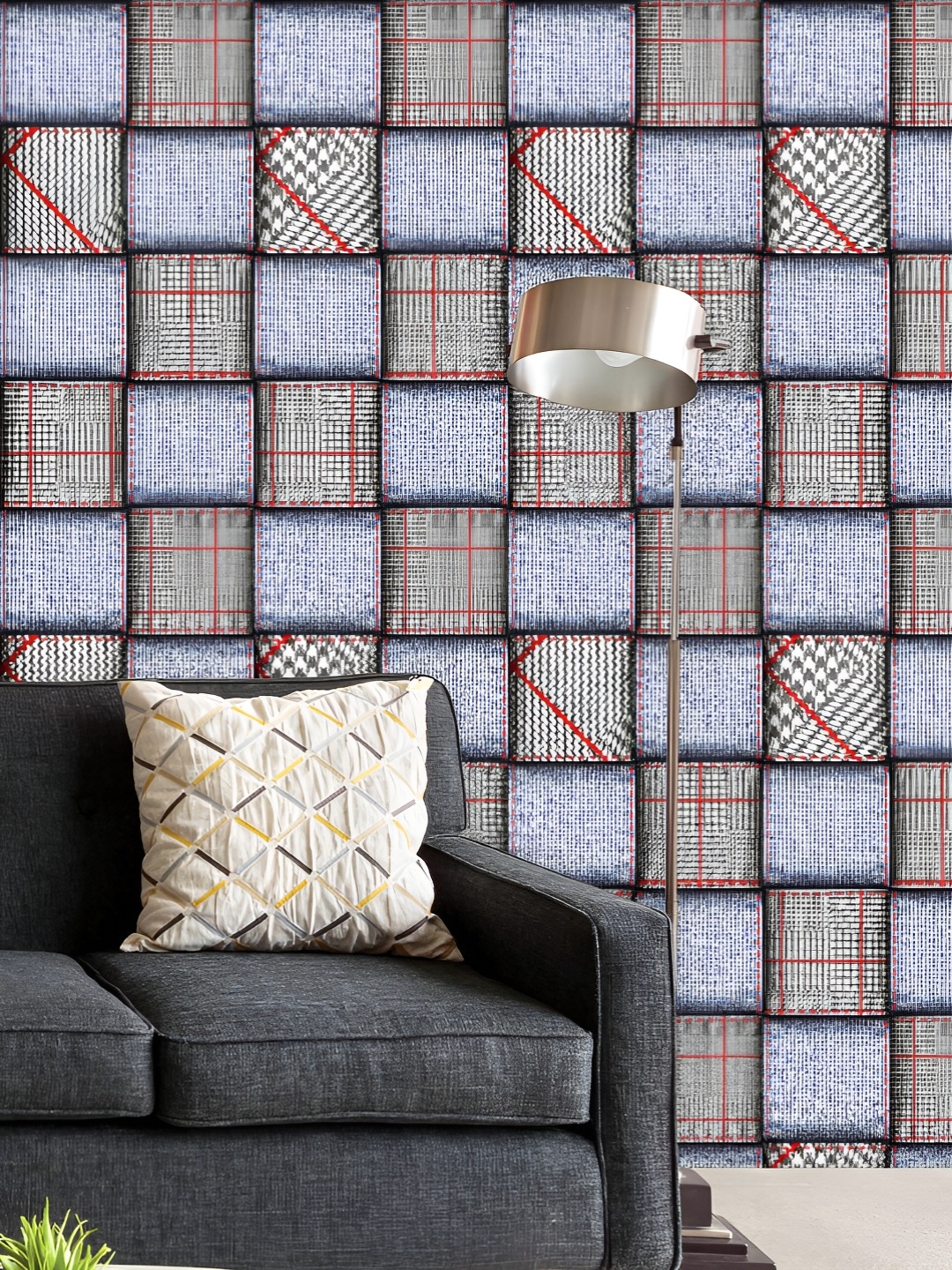 ArtzFolio Printed UV-Resistant Anti-Bacterial Classic Glen Plaid Peel & Stick Wallpaper, Multi
ArtzFolio Printed UV-Resistant Anti-Bacterial Classic Glen Plaid Peel & Stick Wallpaper, Multi