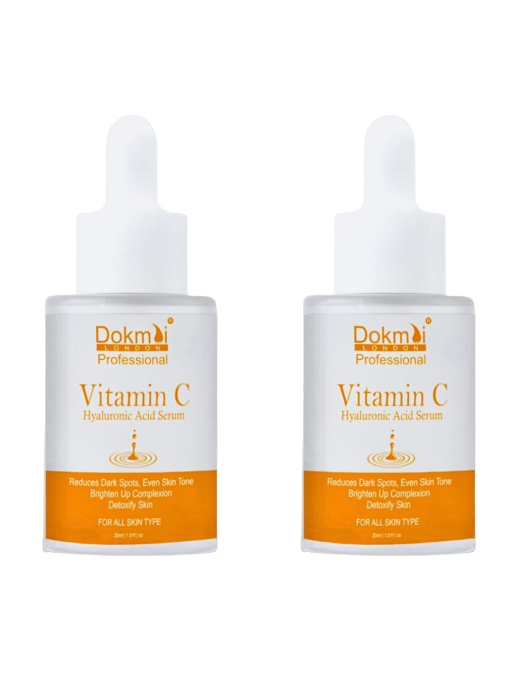 Dokmai London Set of 2 Vitamin C Hyaluronic Acid Face Serum - 30 ml Each, Transparent
Dokmai London Set of 2 Vitamin C Hyaluronic Acid Face Serum - 30 ml Each, Transparent