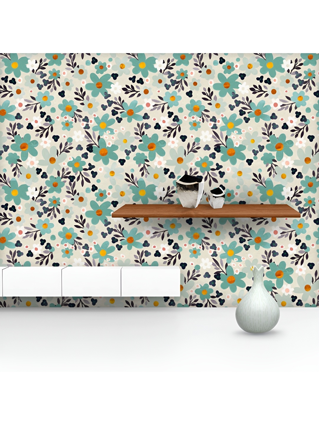 ArtzFolio Printed UV-Resistant Anti-Bacterial Floral Botanical Pattern Peel & Stick Wallpaper, Multi
ArtzFolio Printed UV-Resistant Anti-Bacterial Floral Botanical Pattern Peel & Stick Wallpaper, Multi
