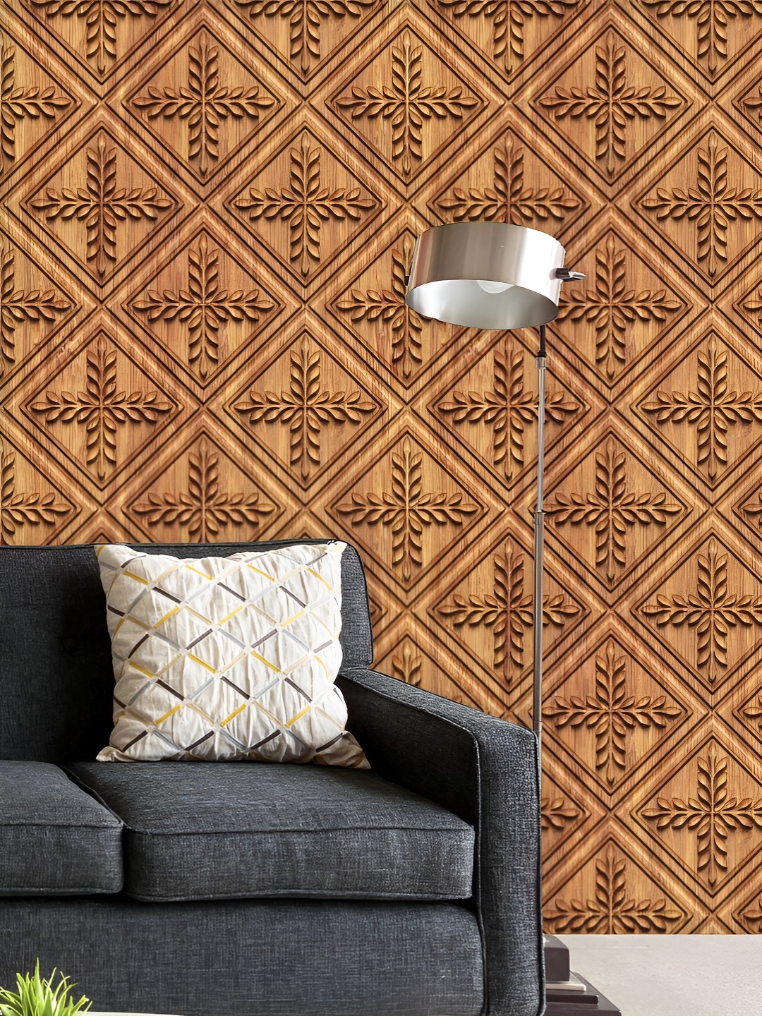 ArtzFolio Printed UV-Resistant Anti-Bacterial D Geometric Wood Pattern Peel & Stick Wallpaper, Multi
ArtzFolio Printed UV-Resistant Anti-Bacterial D Geometric Wood Pattern Peel & Stick Wallpaper, Multi