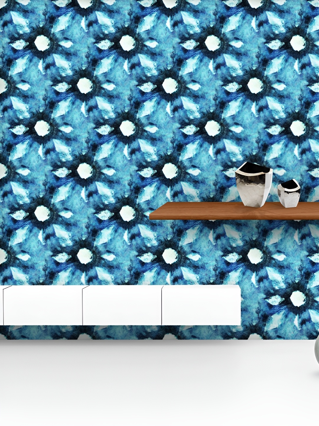 ArtzFolio Printed UV-Resistant Anti-Bacterial Shibori Indigo Batik Peel & Stick Wallpaper, Multi
ArtzFolio Printed UV-Resistant Anti-Bacterial Shibori Indigo Batik Peel & Stick Wallpaper, Multi