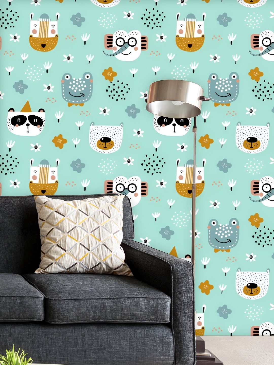 ArtzFolio Printed UV-Resistant Anti-Bacterial Baby Animals Peel & Stick Wallpaper, Multi
ArtzFolio Printed UV-Resistant Anti-Bacterial Baby Animals Peel & Stick Wallpaper, Multi