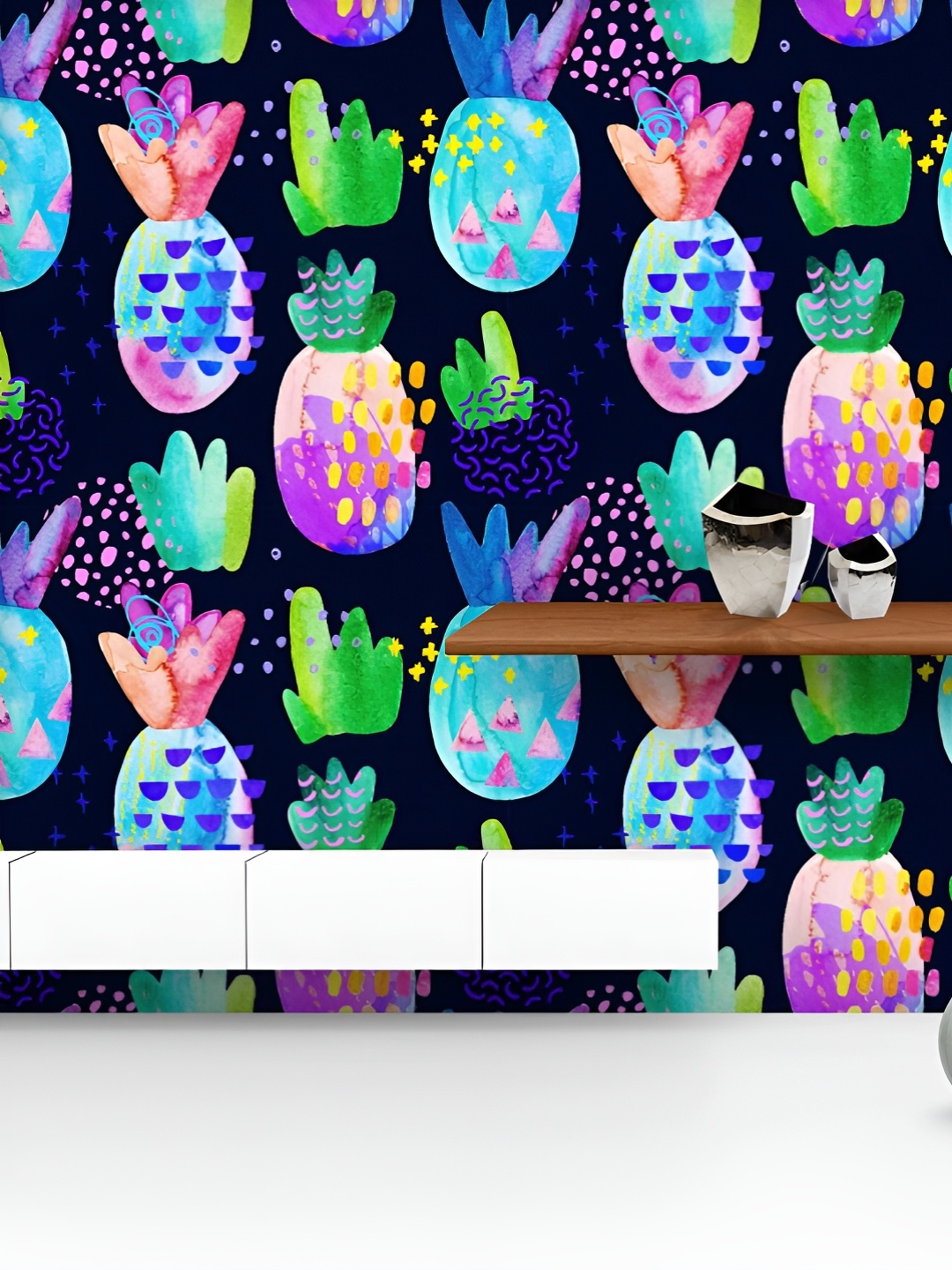 ArtzFolio Printed UV-Resistant Anti-Bacterial Pineapples Pattern Peel & Stick Wallpaper, Multi
ArtzFolio Printed UV-Resistant Anti-Bacterial Pineapples Pattern Peel & Stick Wallpaper, Multi