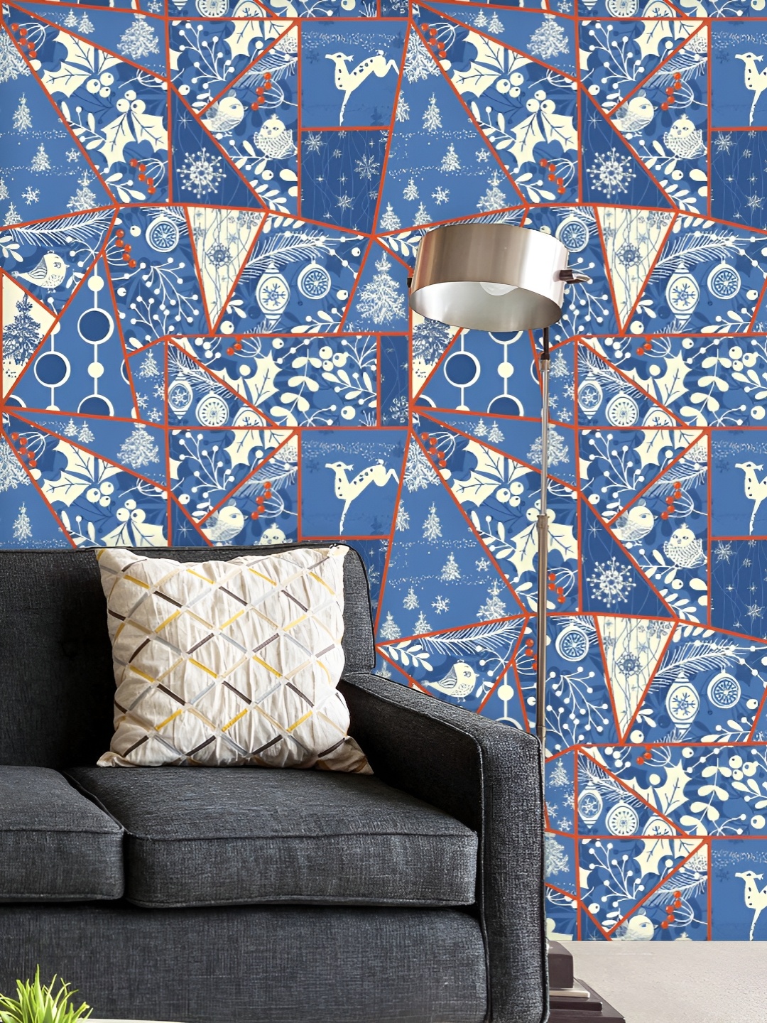 ArtzFolio Printed UV-Resistant Anti-Bacterial Christmas Patchwork Pattern Peel & Stick Wallpaper, Multi
ArtzFolio Printed UV-Resistant Anti-Bacterial Christmas Patchwork Pattern Peel & Stick Wallpaper, Multi