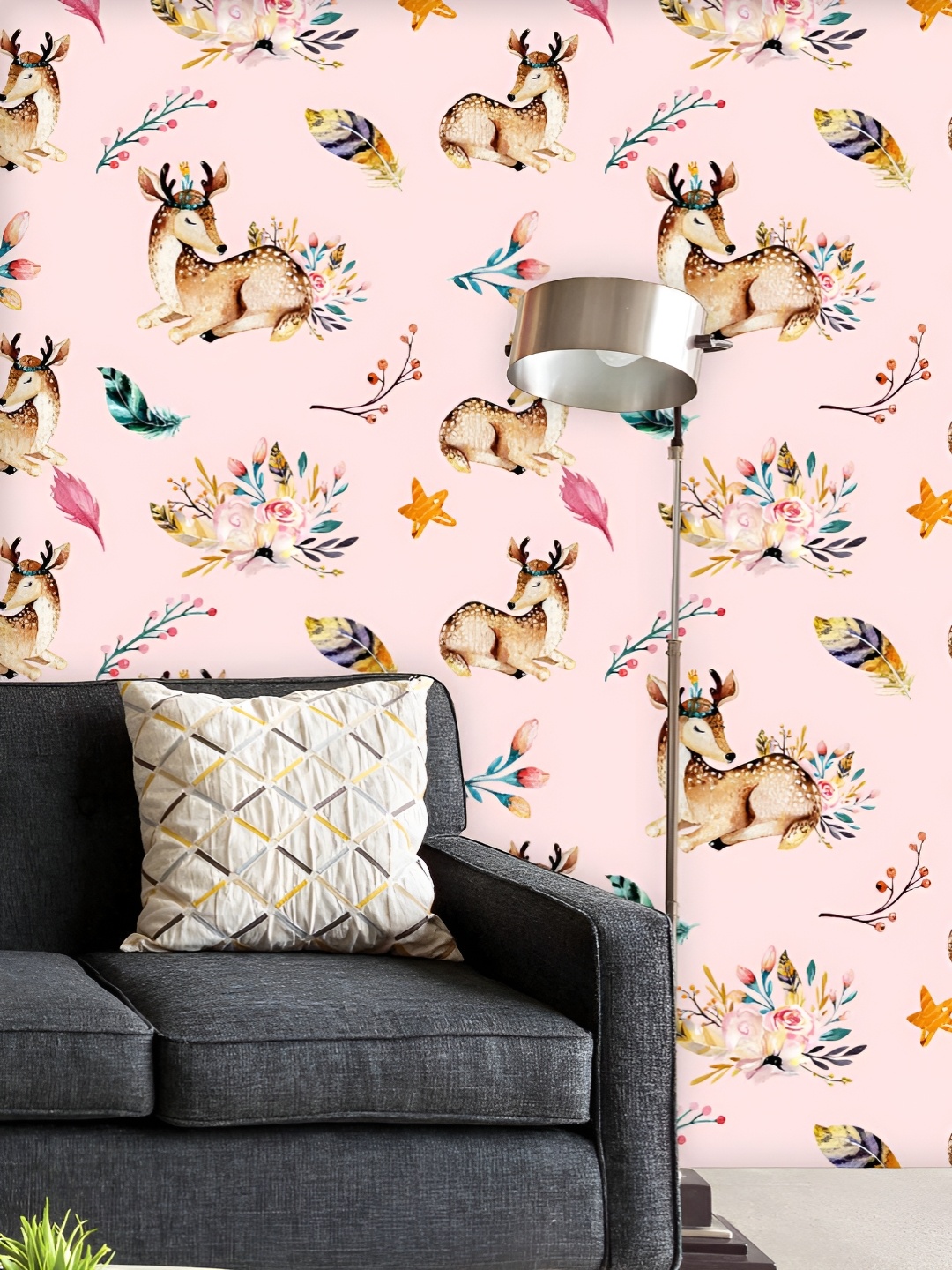 ArtzFolio Printed UV-Resistant Anti-Bacterial Baby Animals Peel & Stick Wallpaper, Multi
ArtzFolio Printed UV-Resistant Anti-Bacterial Baby Animals Peel & Stick Wallpaper, Multi