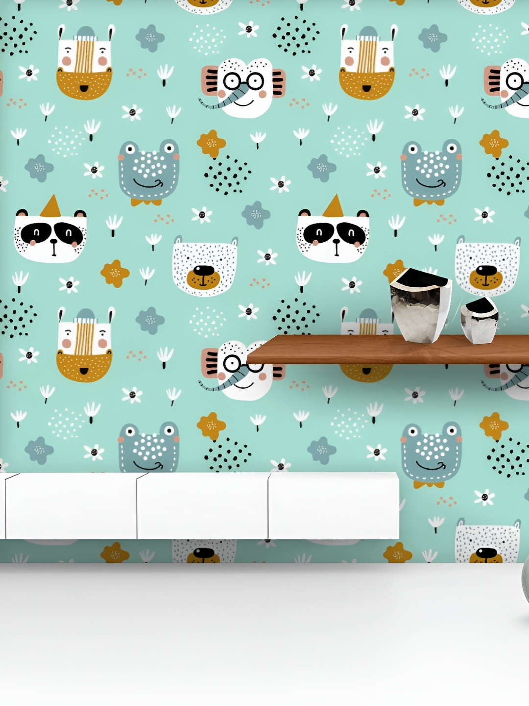 ArtzFolio Printed UV-Resistant Anti-Bacterial Baby Animals Peel & Stick Wallpaper, Multi
ArtzFolio Printed UV-Resistant Anti-Bacterial Baby Animals Peel & Stick Wallpaper, Multi