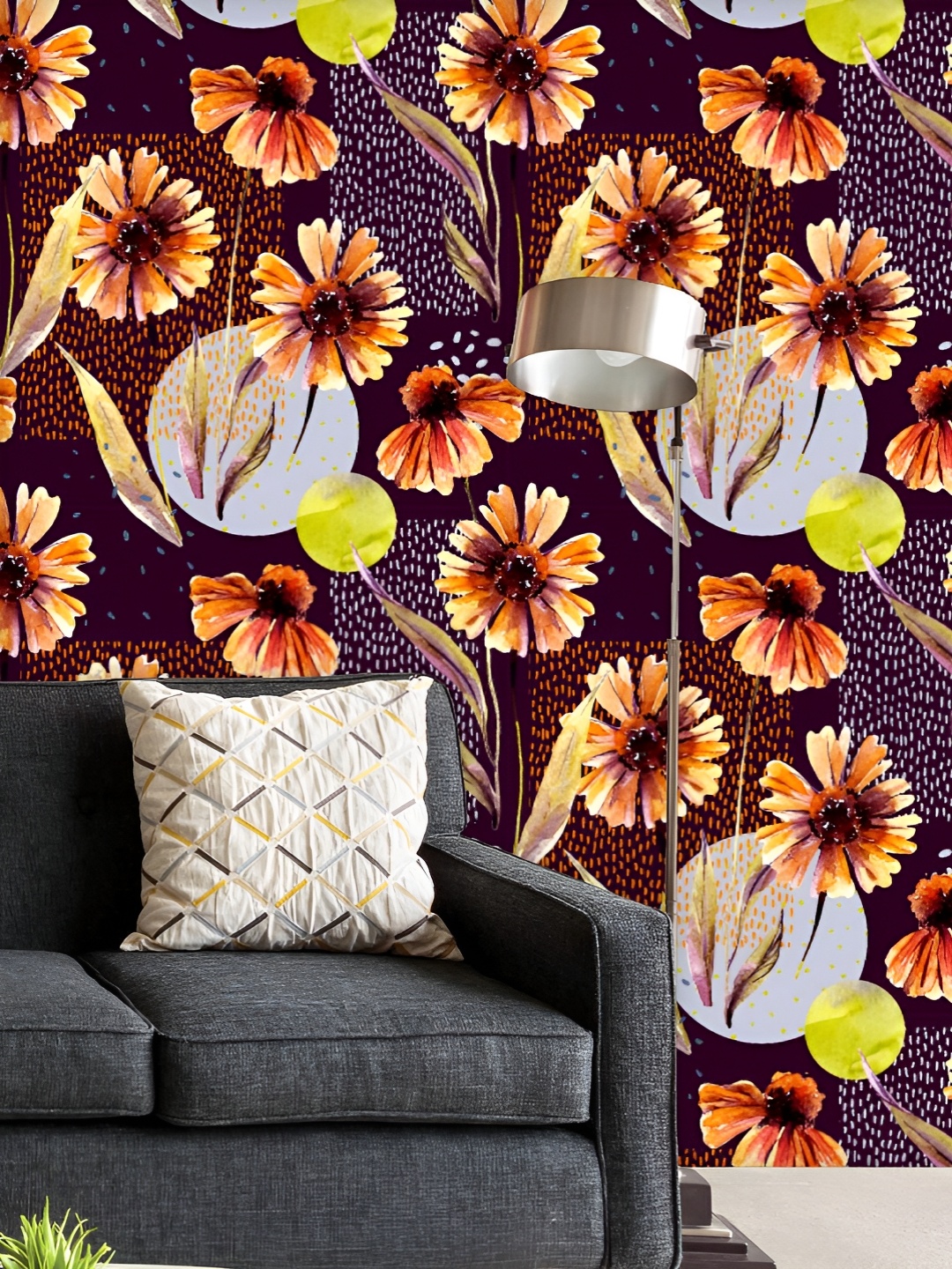 ArtzFolio Printed UV-Resistant Anti-Bacterial Watercolor Floral Leaves Peel & Stick Wallpaper, Multi
ArtzFolio Printed UV-Resistant Anti-Bacterial Watercolor Floral Leaves Peel & Stick Wallpaper, Multi