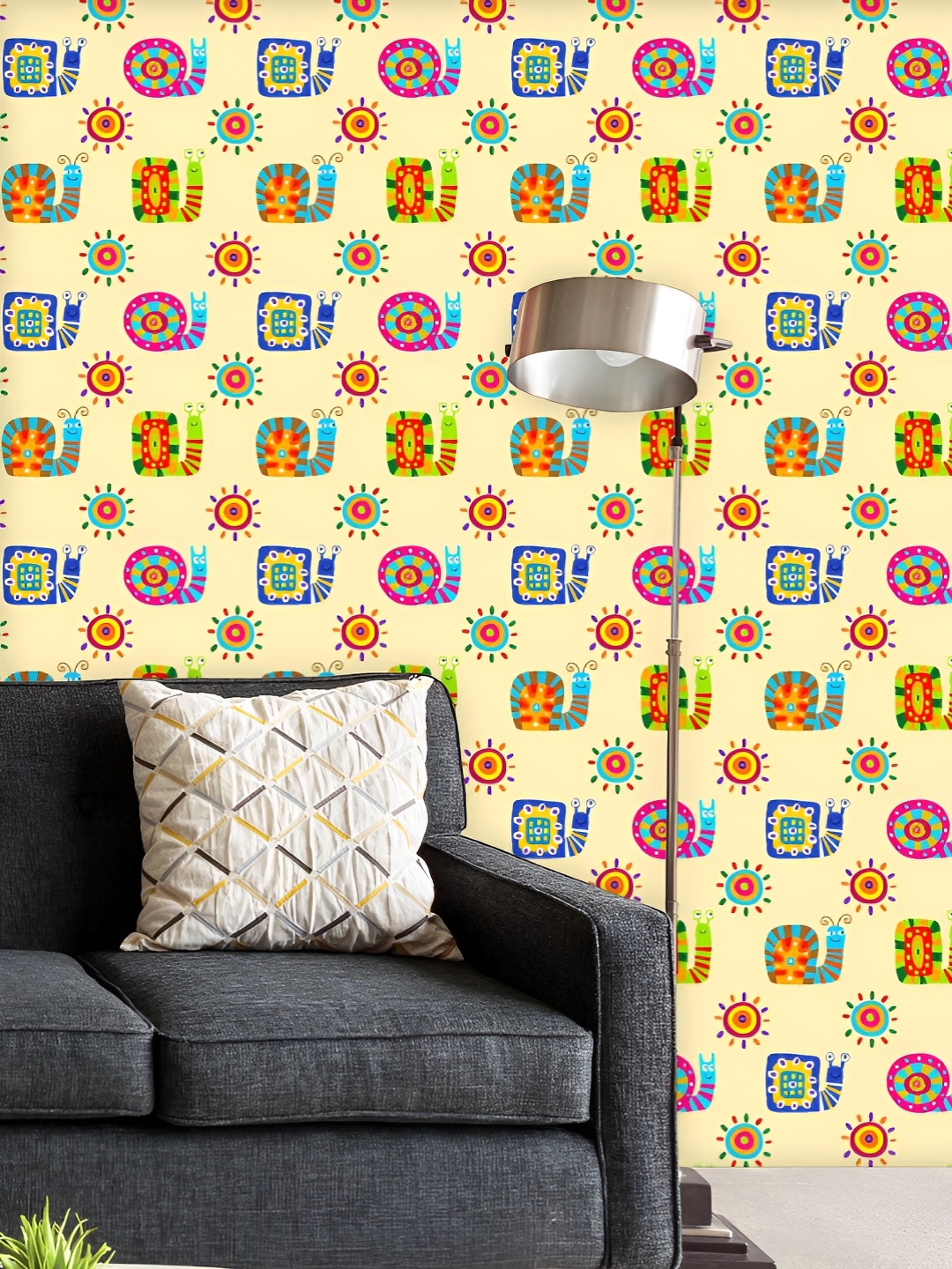 ArtzFolio Printed UV-Resistant Anti-Bacterial Cartoon Snails Peel & Stick Wallpaper, Multi
ArtzFolio Printed UV-Resistant Anti-Bacterial Cartoon Snails Peel & Stick Wallpaper, Multi
