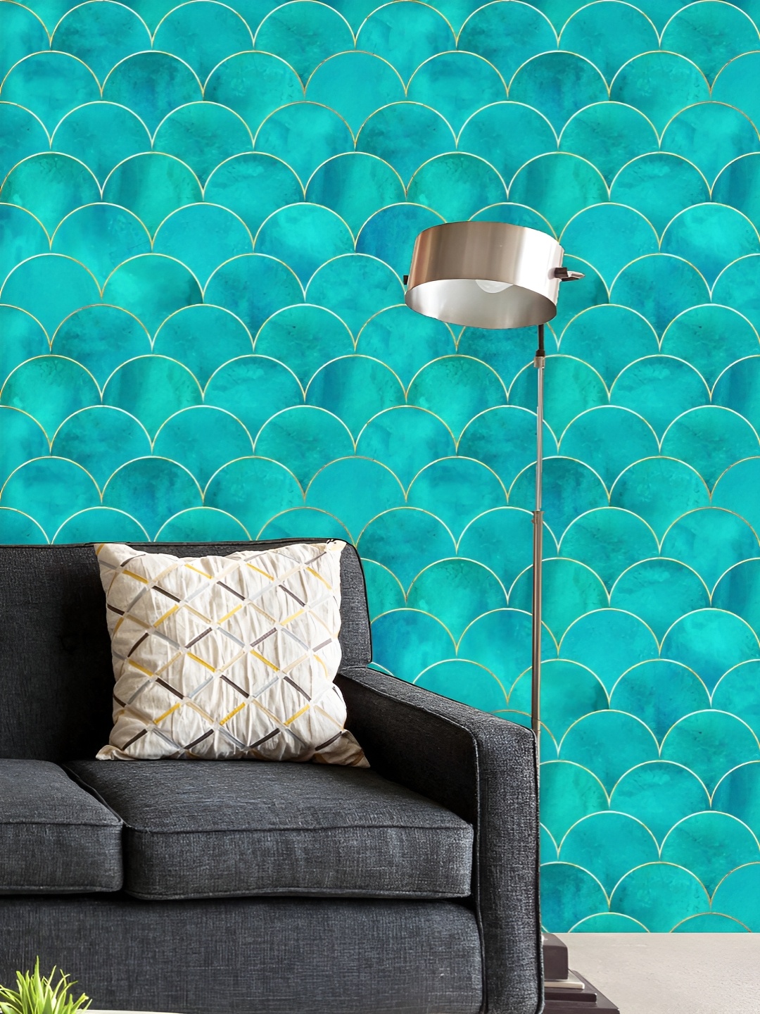 ArtzFolio Printed UV-Resistant Anti-Bacterial Mermaid Fish Scale Wave Peel & Stick Wallpaper, Multi
ArtzFolio Printed UV-Resistant Anti-Bacterial Mermaid Fish Scale Wave Peel & Stick Wallpaper, Multi