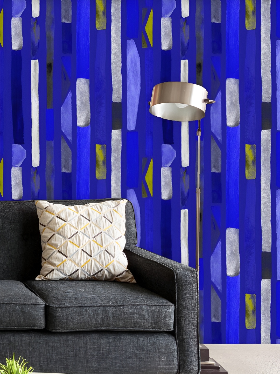 ArtzFolio Printed UV-Resistant Anti-Bacterial Indigo Blue Kaleidoscope Lines Peel & Stick Wallpaper, Multi
ArtzFolio Printed UV-Resistant Anti-Bacterial Indigo Blue Kaleidoscope Lines Peel & Stick Wallpaper, Multi