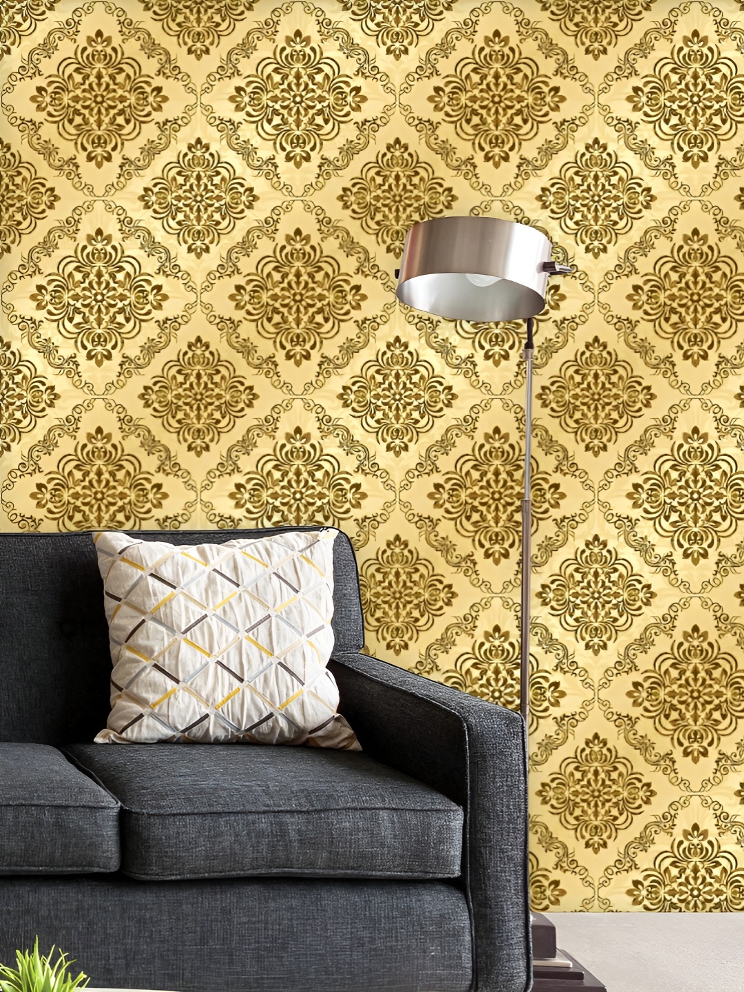 ArtzFolio Printed UV-Resistant Anti-Bacterial Arabic Floral Pattern Peel & Stick Wallpaper, Multi
ArtzFolio Printed UV-Resistant Anti-Bacterial Arabic Floral Pattern Peel & Stick Wallpaper, Multi