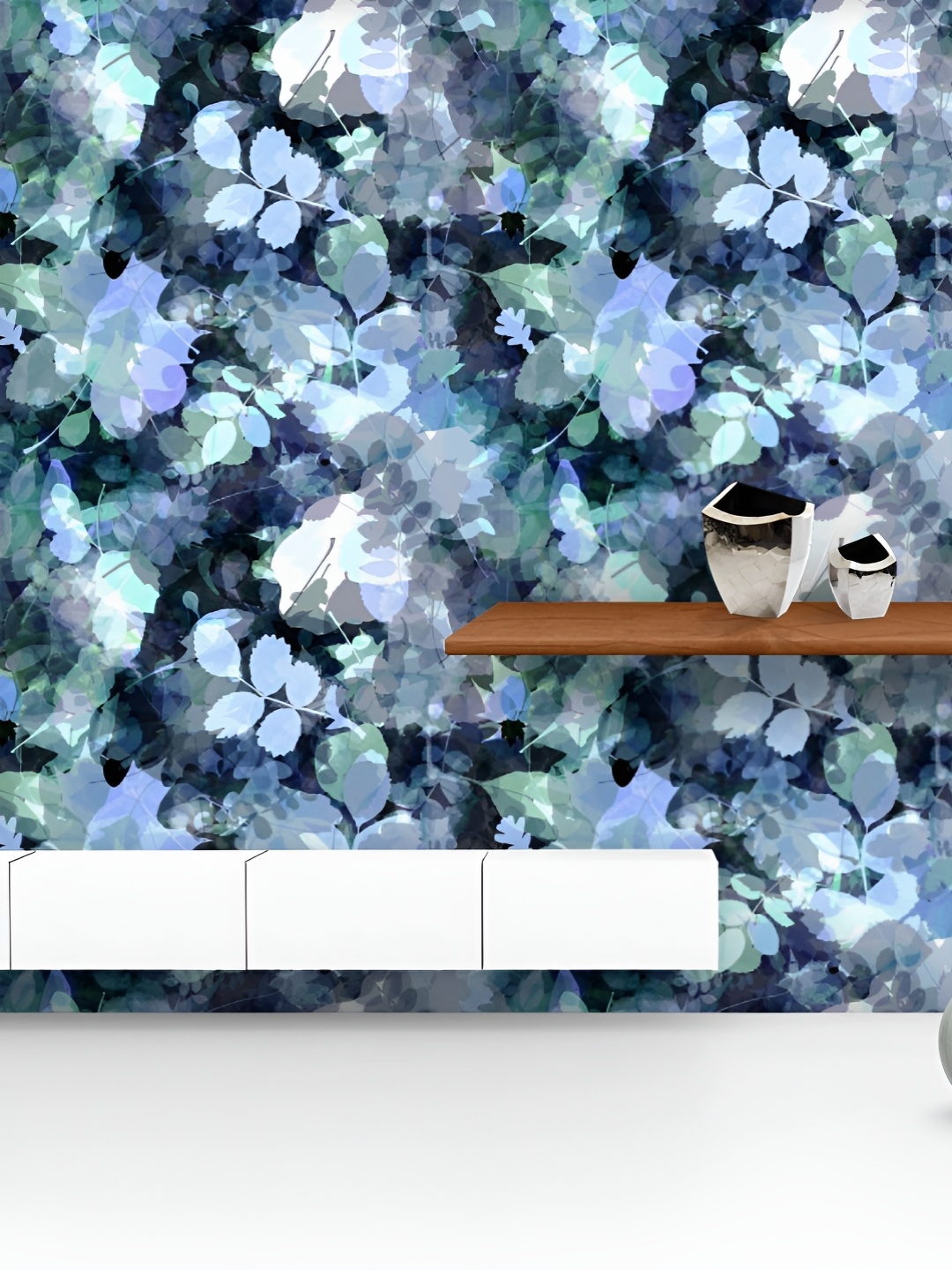 ArtzFolio Printed UV-Resistant Anti-Bacterial Abstract Blue Foliage Pattern Peel & Stick Wallpaper, Multi
ArtzFolio Printed UV-Resistant Anti-Bacterial Abstract Blue Foliage Pattern Peel & Stick Wallpaper, Multi