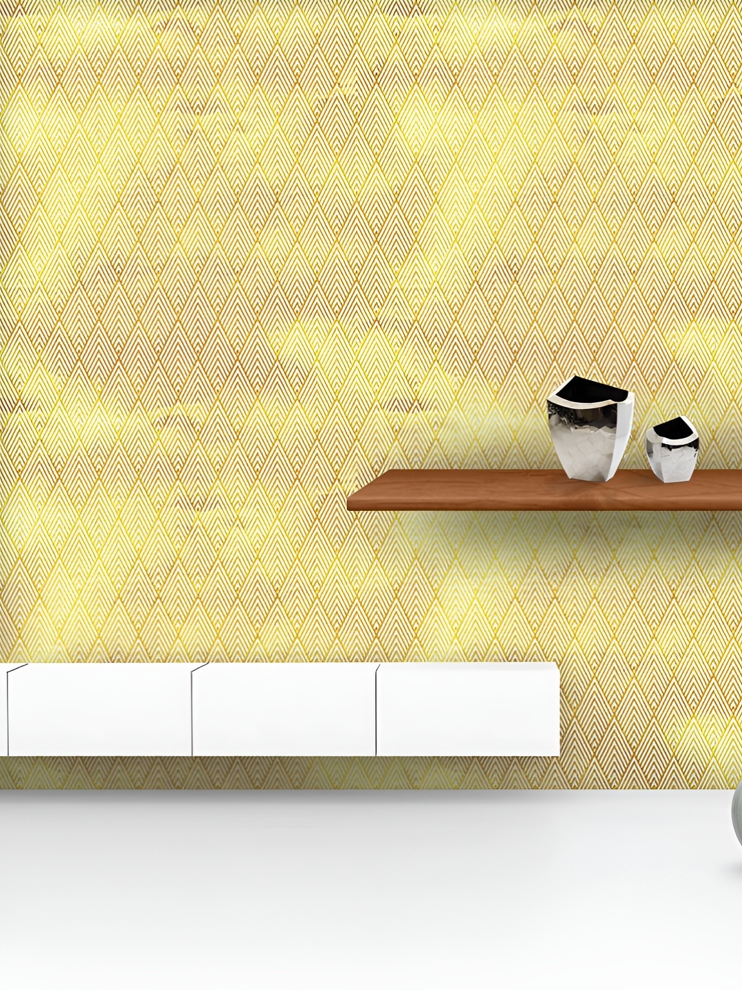 ArtzFolio Printed UV-Resistant Anti-Bacterial Golden Triangles Peel & Stick Wallpaper, Multi
ArtzFolio Printed UV-Resistant Anti-Bacterial Golden Triangles Peel & Stick Wallpaper, Multi