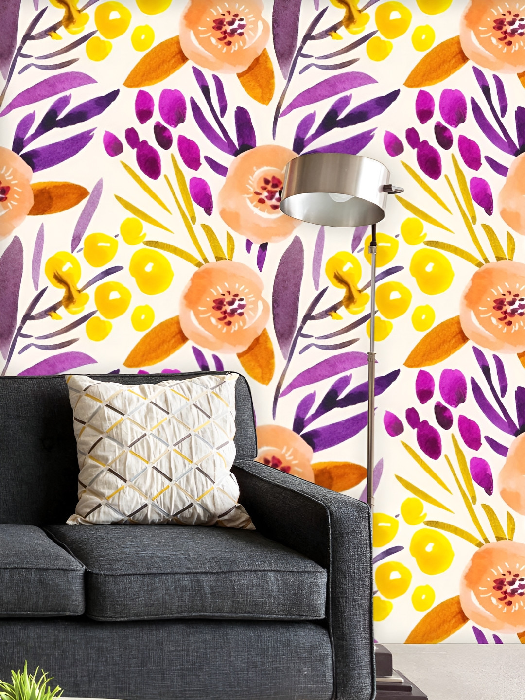 ArtzFolio Printed UV-Resistant Anti-Bacterial Watercolor Floral Pattern Peel & Stick Wallpaper, Multi
ArtzFolio Printed UV-Resistant Anti-Bacterial Watercolor Floral Pattern Peel & Stick Wallpaper, Multi