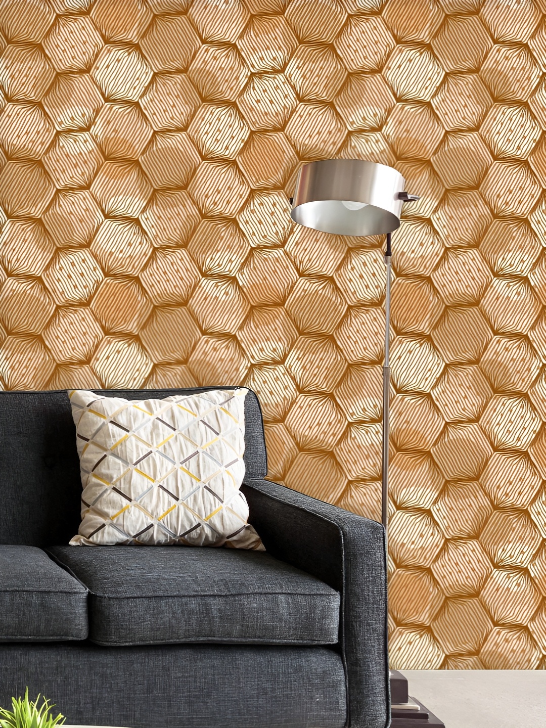 ArtzFolio Printed UV-Resistant Anti-Bacterial Brown Hexagons Peel & Stick Wallpaper, Multi
ArtzFolio Printed UV-Resistant Anti-Bacterial Brown Hexagons Peel & Stick Wallpaper, Multi