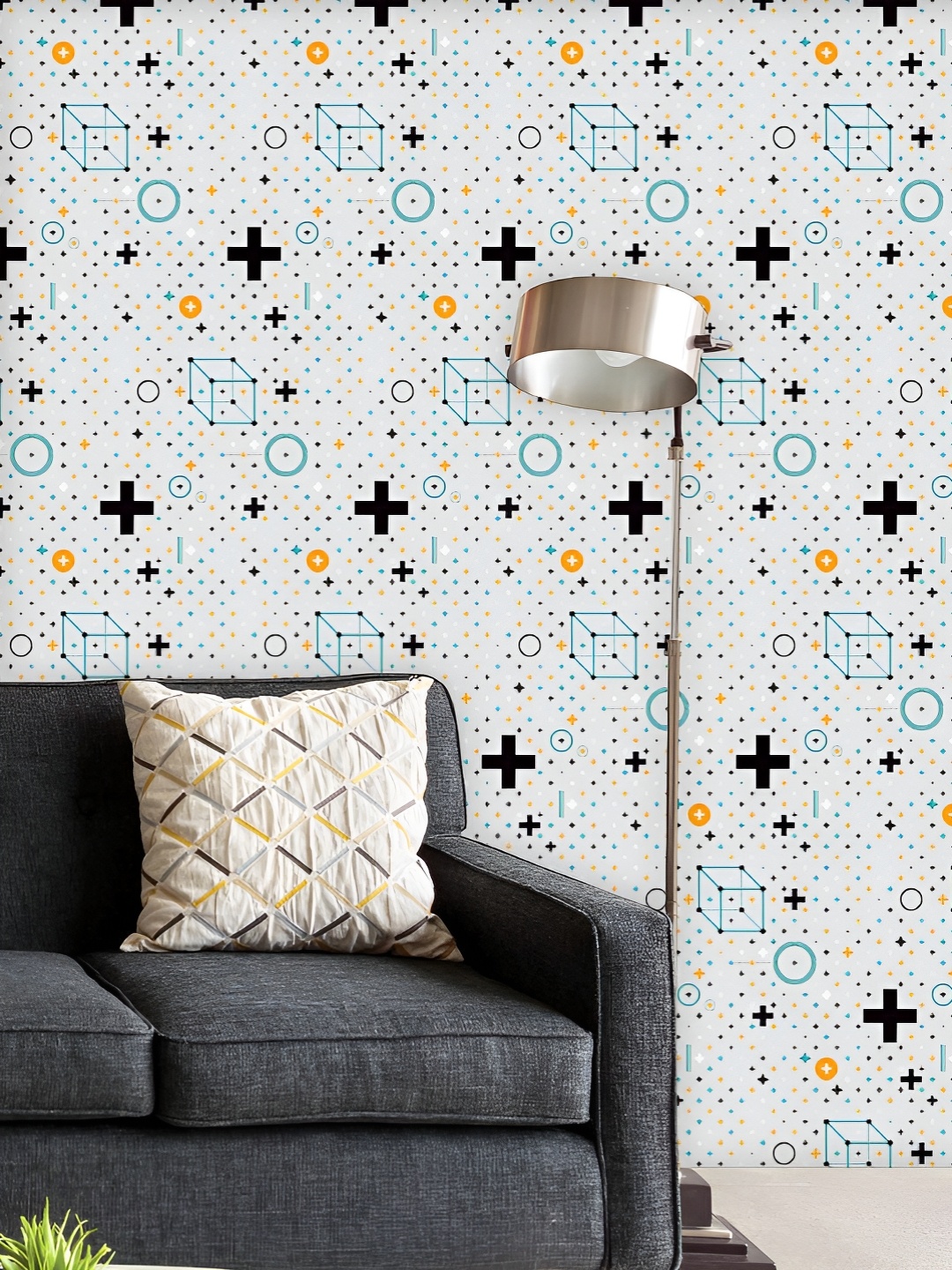 ArtzFolio Printed UV-Resistant Anti-Bacterial Minimalistic Geometric Elements Peel & Stick Wallpaper, Multi
ArtzFolio Printed UV-Resistant Anti-Bacterial Minimalistic Geometric Elements Peel & Stick Wallpaper, Multi