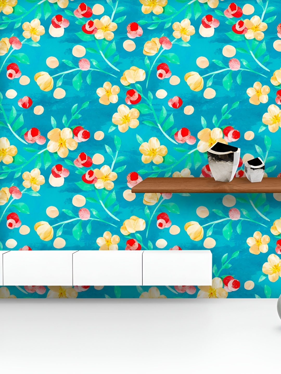 ArtzFolio Printed UV-Resistant Anti-Bacterial Yellow Red Flowers Peel & Stick Wallpaper, Multi
ArtzFolio Printed UV-Resistant Anti-Bacterial Yellow Red Flowers Peel & Stick Wallpaper, Multi