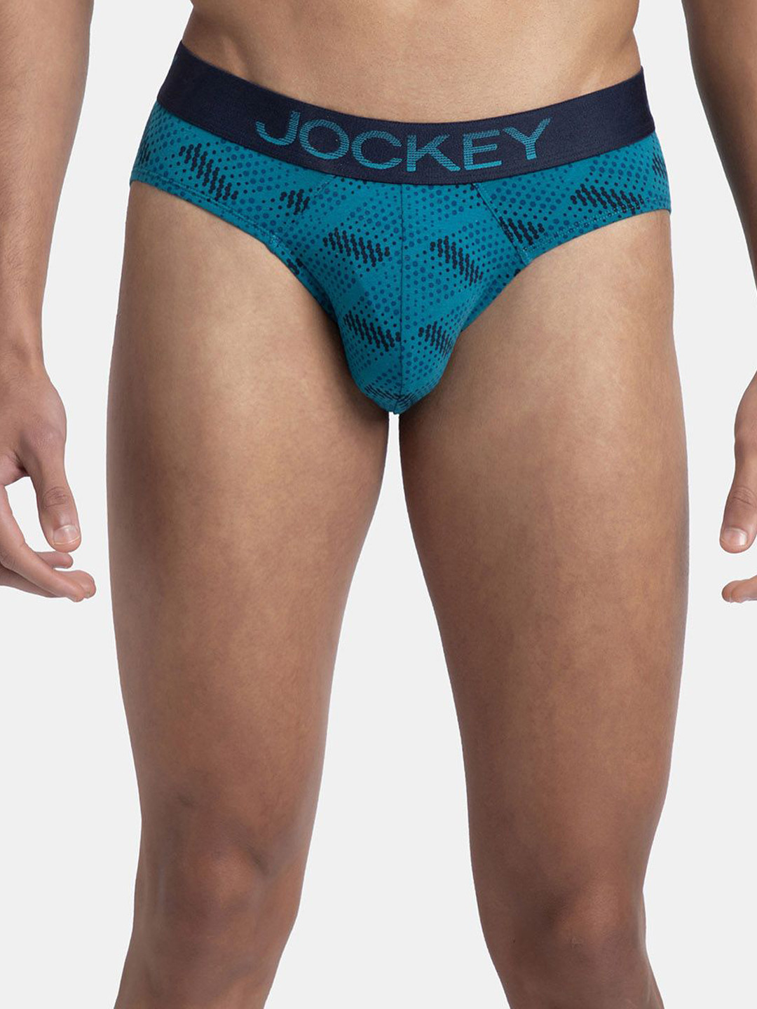 Jockey Men Super Combed Cotton Stretch Printed Brief with Ultrasoft Waistband - FP22, Blue
Jockey Men Super Combed Cotton Stretch Printed Brief with Ultrasoft Waistband - FP22, Blue