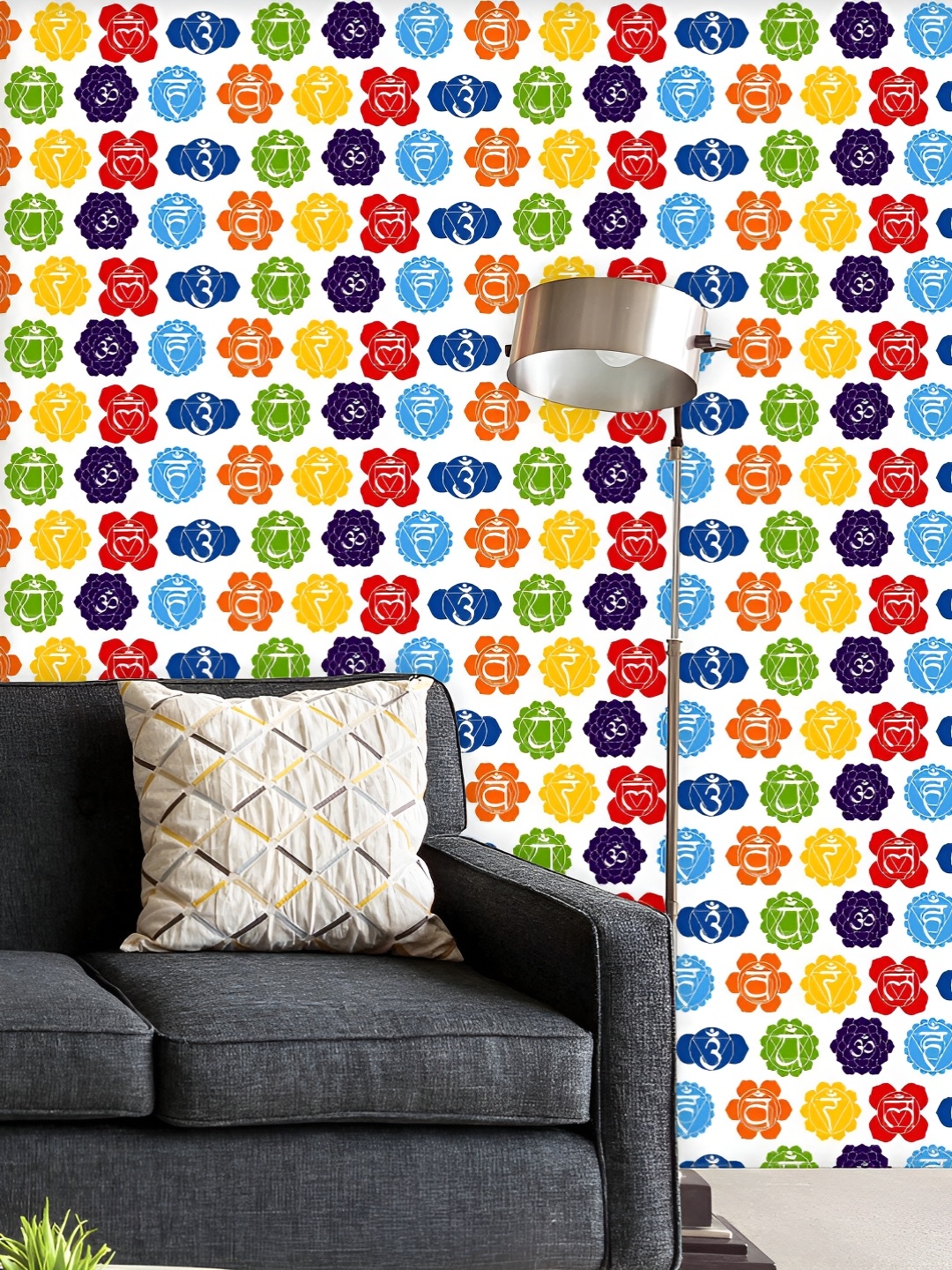 ArtzFolio Printed UV-Resistant Anti-Bacterial Signs And Names Of Sanskrit Chakras Peel & Stick Wallpaper, Multi
ArtzFolio Printed UV-Resistant Anti-Bacterial Signs And Names Of Sanskrit Chakras Peel & Stick Wallpaper, Multi