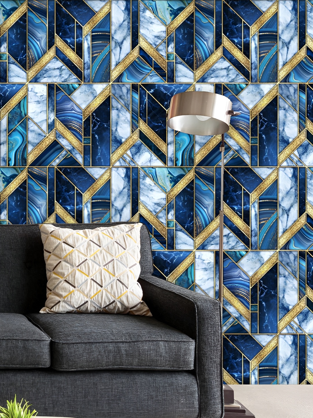 ArtzFolio Printed UV-Resistant Anti-Bacterial Geometrical Shapes Peel & Stick Wallpaper, Multi
ArtzFolio Printed UV-Resistant Anti-Bacterial Geometrical Shapes Peel & Stick Wallpaper, Multi