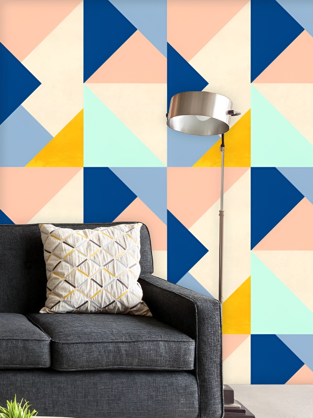ArtzFolio Printed UV-Resistant Anti-Bacterial Geometric Pattern Peel & Stick Wallpaper, Multi
ArtzFolio Printed UV-Resistant Anti-Bacterial Geometric Pattern Peel & Stick Wallpaper, Multi