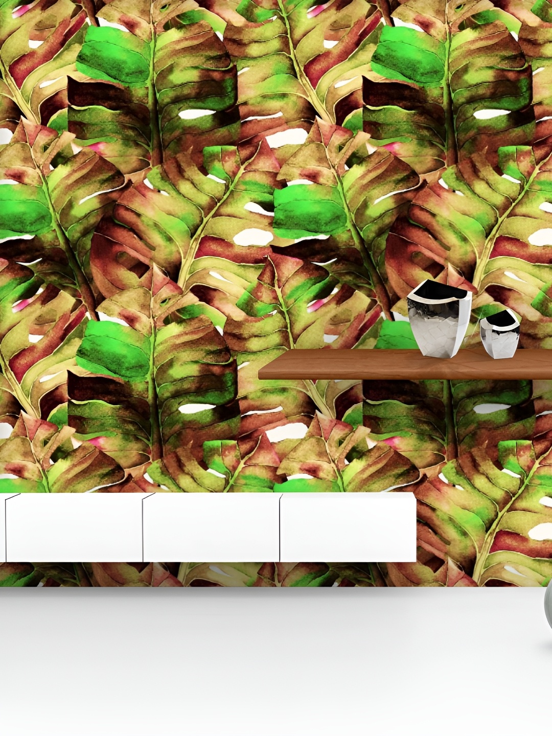 ArtzFolio Printed UV-Resistant Anti-Bacterial Watercolor Tropical Flowers And Monstera Leaves Peel & Stick Wallpaper, Multi
ArtzFolio Printed UV-Resistant Anti-Bacterial Watercolor Tropical Flowers And Monstera Leaves Peel & Stick Wallpaper, Multi