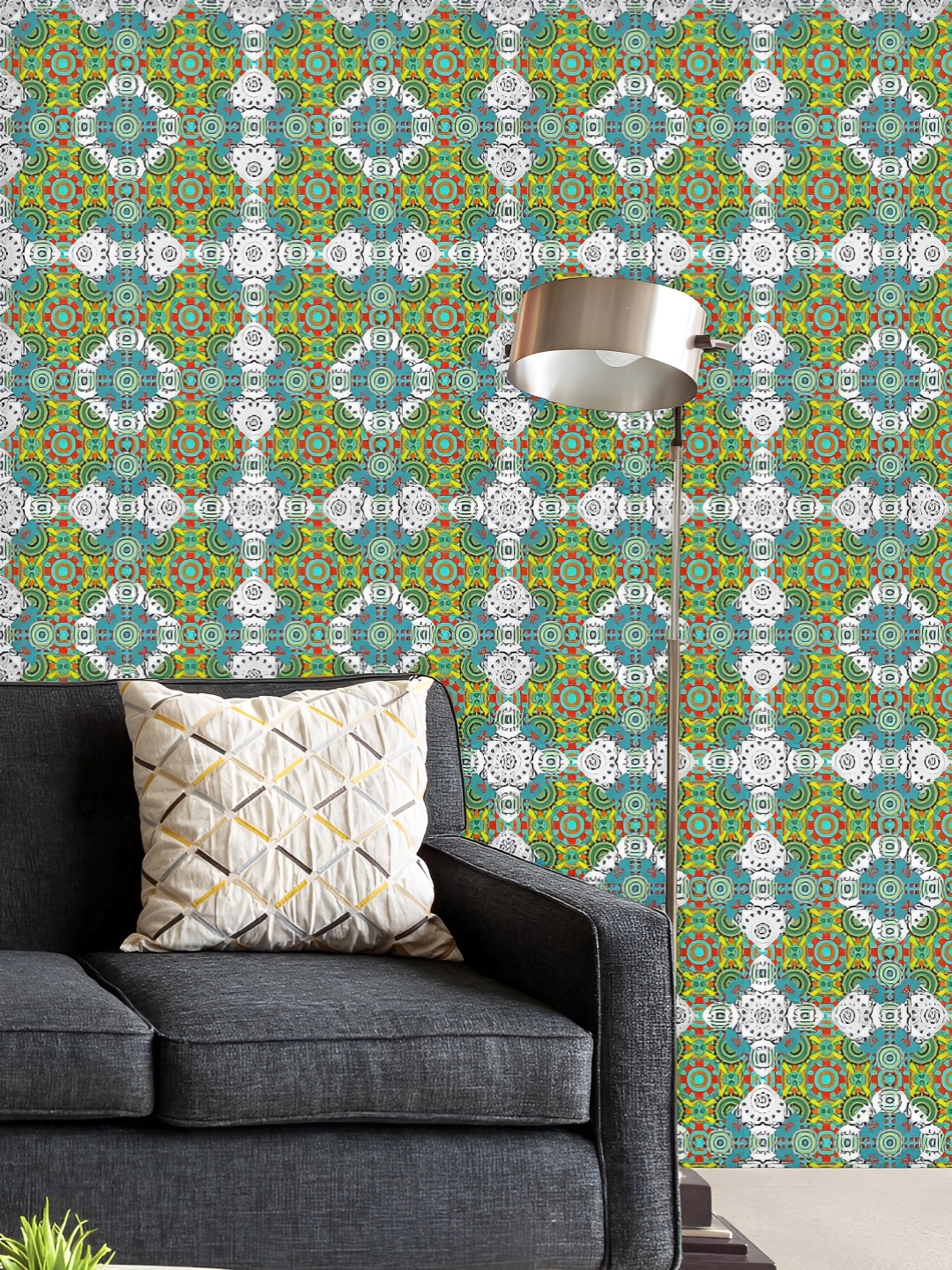 ArtzFolio Printed UV-Resistant Anti-Bacterial Abstract Pattern Peel & Stick Wallpaper, Multi
ArtzFolio Printed UV-Resistant Anti-Bacterial Abstract Pattern Peel & Stick Wallpaper, Multi