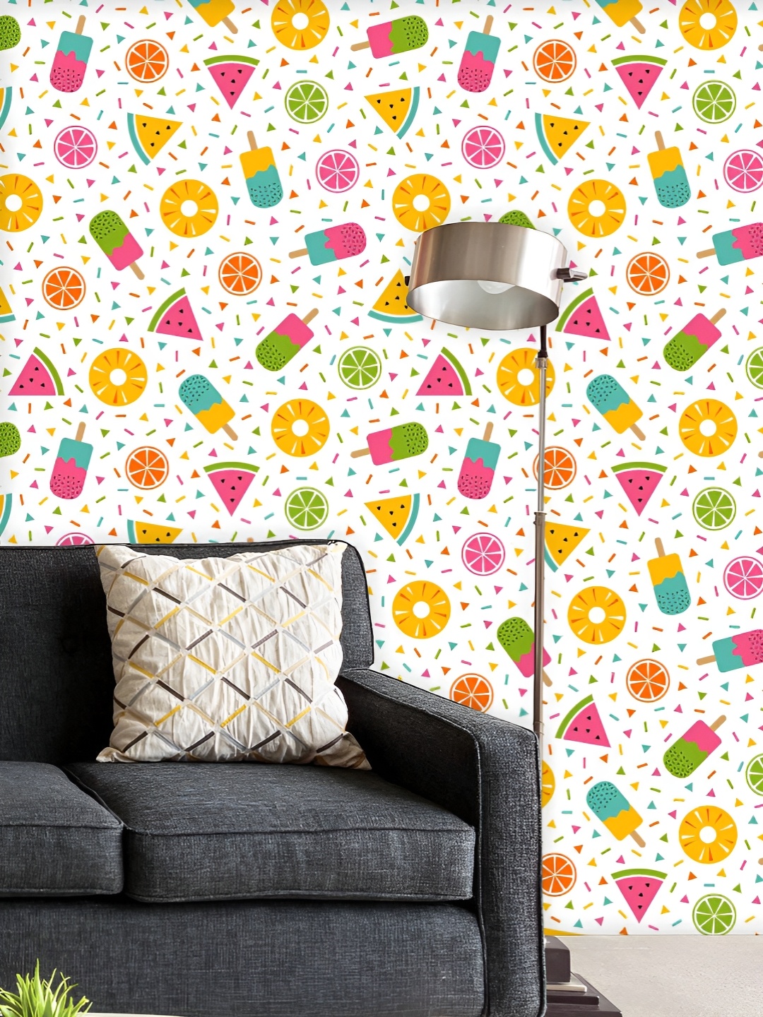 ArtzFolio Printed UV-Resistant Anti-Bacterial Colorful Tropical Fruits & Icecream Image Peel & Stick Wallpaper, Multi
ArtzFolio Printed UV-Resistant Anti-Bacterial Colorful Tropical Fruits & Icecream Image Peel & Stick Wallpaper, Multi