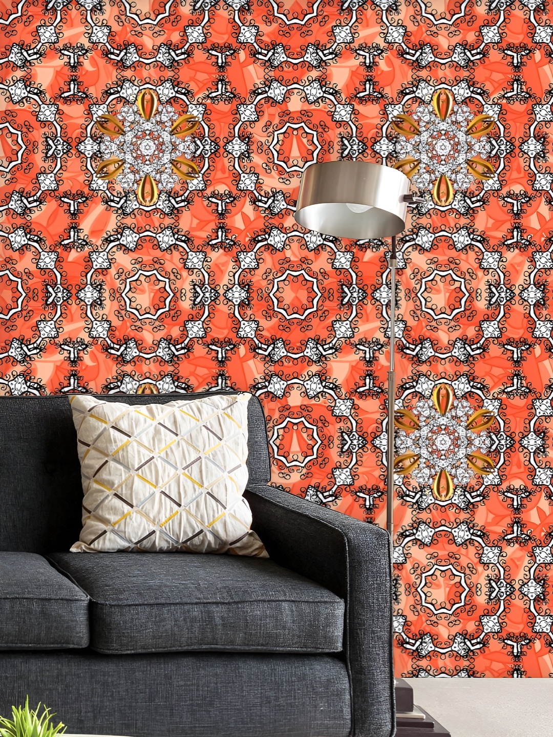 ArtzFolio Printed UV-Resistant Anti-Bacterial Abstract White Damask Flower Peel & Stick Wallpaper, Multi
ArtzFolio Printed UV-Resistant Anti-Bacterial Abstract White Damask Flower Peel & Stick Wallpaper, Multi