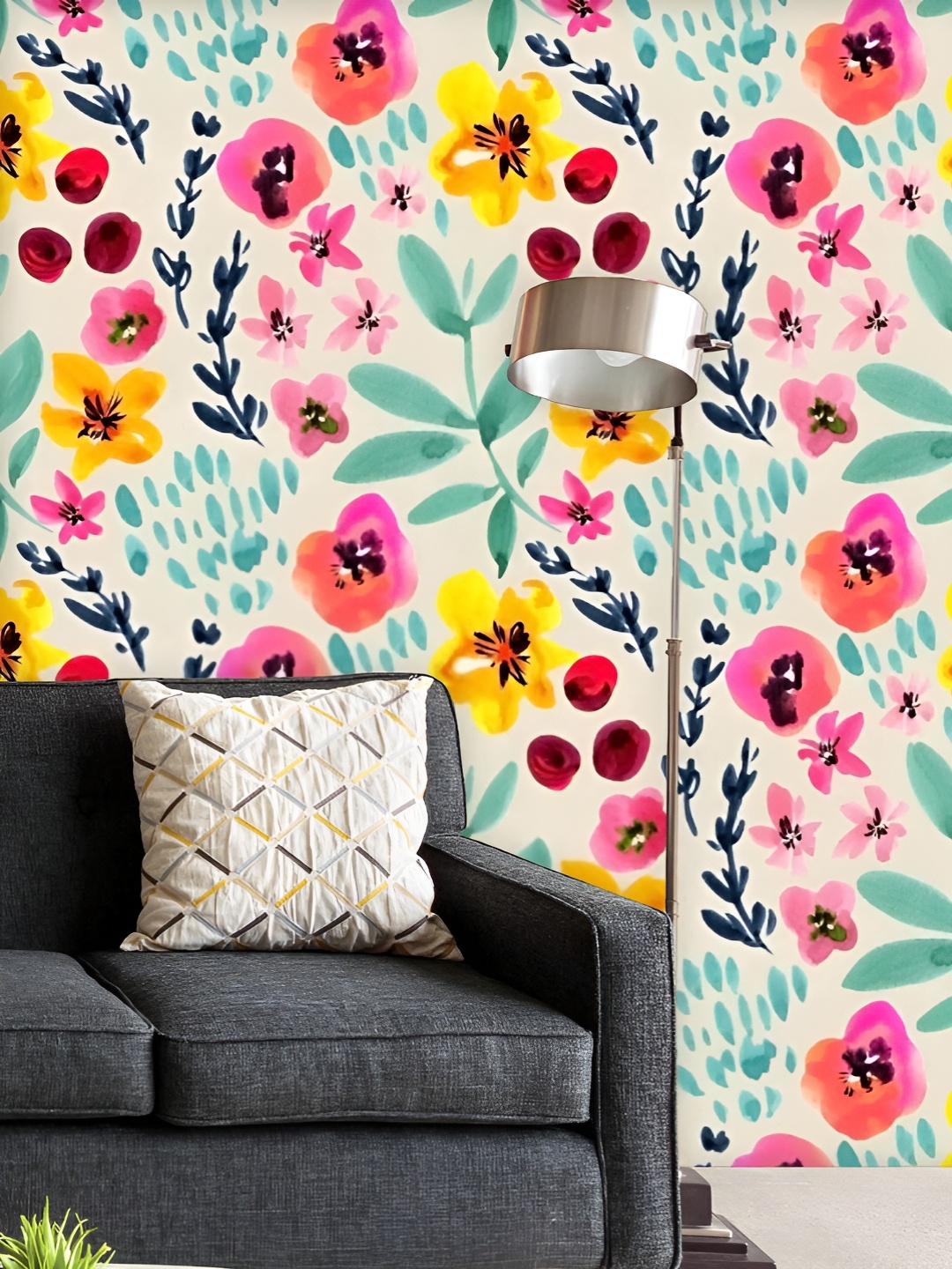ArtzFolio Printed UV-Resistant Anti-Bacterial Watercolor Floral Pattern Peel & Stick Wallpaper, Multi
ArtzFolio Printed UV-Resistant Anti-Bacterial Watercolor Floral Pattern Peel & Stick Wallpaper, Multi