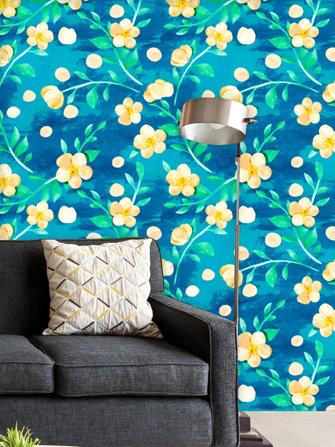 ArtzFolio Printed UV-Resistant Anti-Bacterial Floral Botanical Pattern Peel & Stick Wallpaper, Multi
ArtzFolio Printed UV-Resistant Anti-Bacterial Floral Botanical Pattern Peel & Stick Wallpaper, Multi