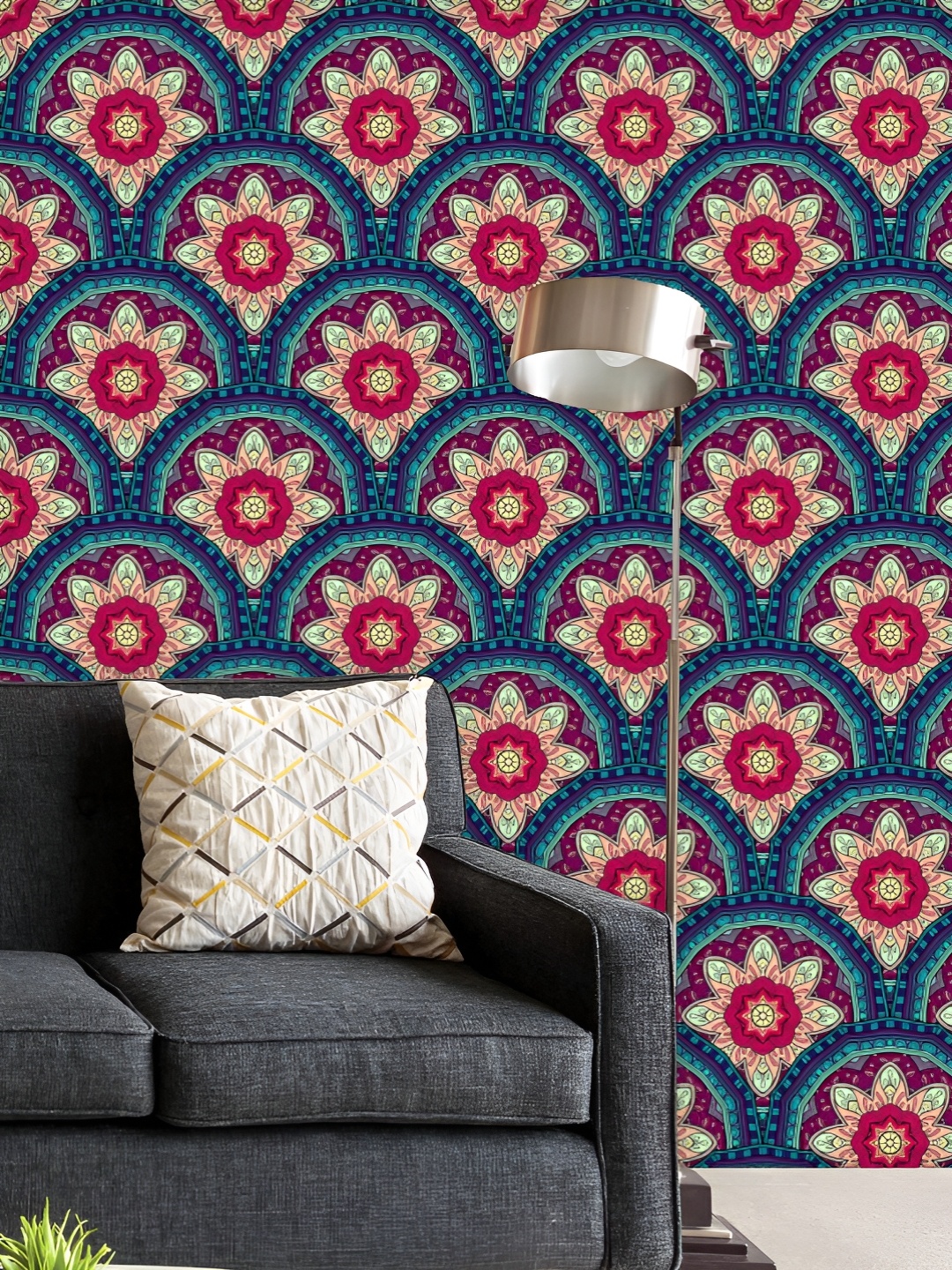ArtzFolio Printed UV-Resistant Anti-Bacterial Colorful Pattern Peel & Stick Wallpaper, Multi
ArtzFolio Printed UV-Resistant Anti-Bacterial Colorful Pattern Peel & Stick Wallpaper, Multi