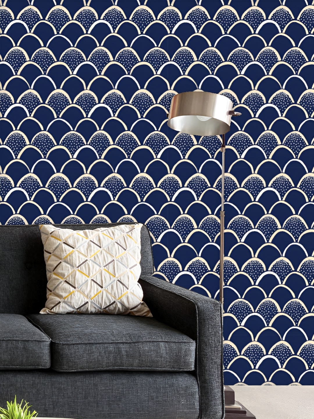 ArtzFolio Printed UV-Resistant Anti-Bacterial Indigo Japanese Fishscale Peel & Stick Wallpaper, Multi
ArtzFolio Printed UV-Resistant Anti-Bacterial Indigo Japanese Fishscale Peel & Stick Wallpaper, Multi
