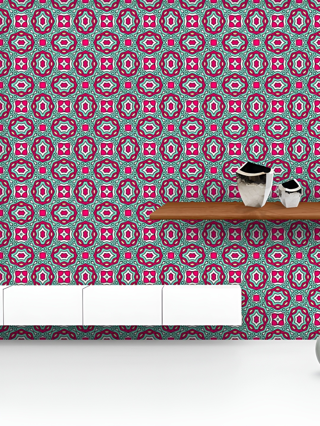 ArtzFolio Printed UV-Resistant Anti-Bacterial Abstract Ethnic Ornamental Pattern Peel & Stick Wallpaper, Multi
ArtzFolio Printed UV-Resistant Anti-Bacterial Abstract Ethnic Ornamental Pattern Peel & Stick Wallpaper, Multi