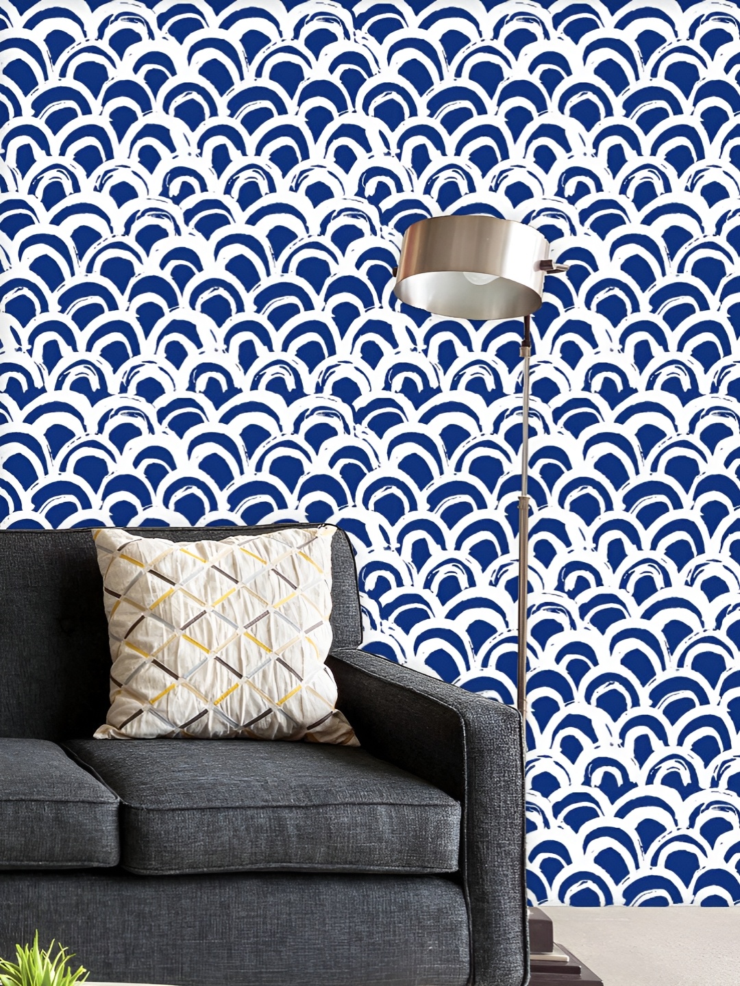 ArtzFolio Printed UV-Resistant Anti-Bacterial Indigo Batik Waves Peel & Stick Wallpaper, Multi
ArtzFolio Printed UV-Resistant Anti-Bacterial Indigo Batik Waves Peel & Stick Wallpaper, Multi