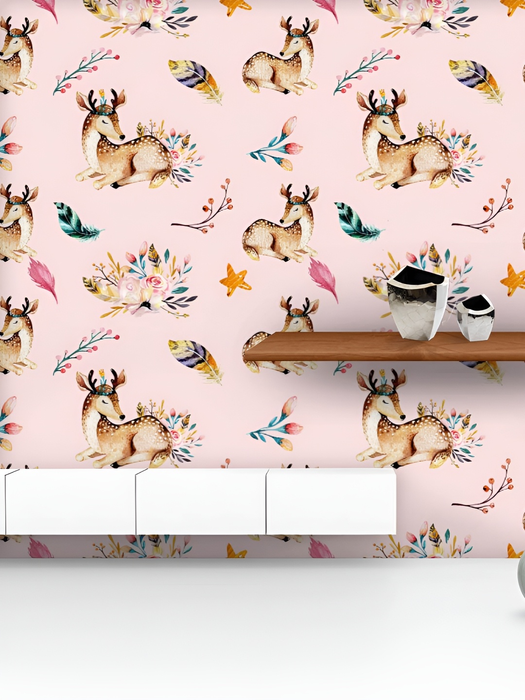 ArtzFolio Printed UV-Resistant Anti-Bacterial Baby Animals Peel & Stick Wallpaper, Multi
ArtzFolio Printed UV-Resistant Anti-Bacterial Baby Animals Peel & Stick Wallpaper, Multi