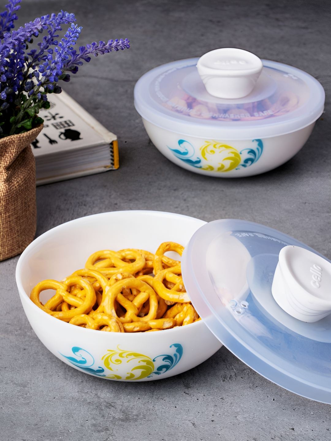 Cello White 4 Pieces Floral Printed Opalware Dishwasher and Microwave Safe Serving Bowls
Cello White 4 Pieces Floral Printed Opalware Dishwasher and Microwave Safe Serving Bowls