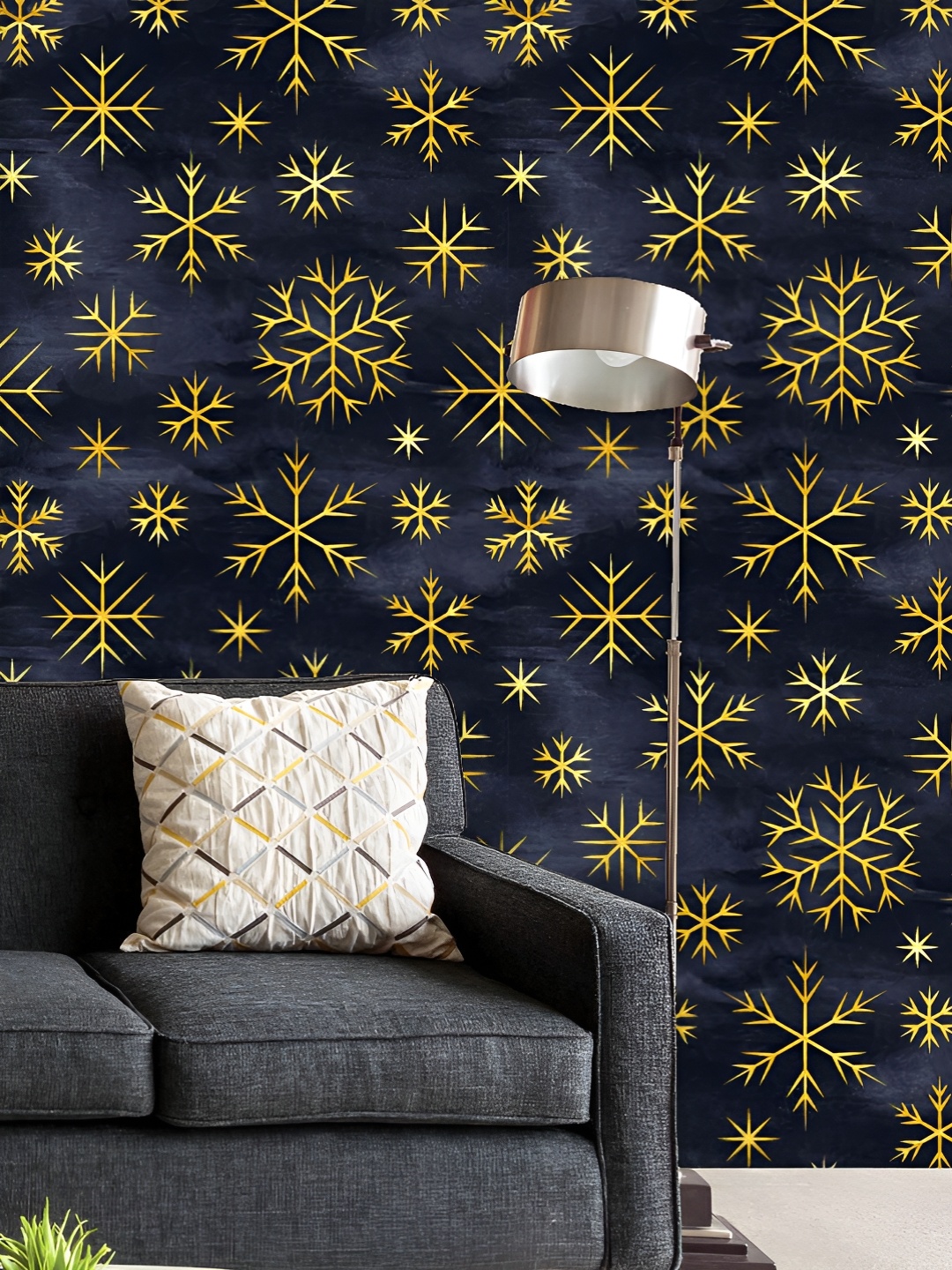 ArtzFolio Printed UV-Resistant Anti-Bacterial Winter Christmas Snowflakes Peel & Stick Wallpaper, Multi
ArtzFolio Printed UV-Resistant Anti-Bacterial Winter Christmas Snowflakes Peel & Stick Wallpaper, Multi