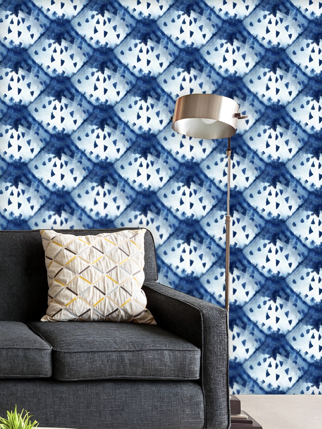 ArtzFolio Printed UV-Resistant Anti-Bacterial Shibori Indigo Colors Peel & Stick Wallpaper, Multi
ArtzFolio Printed UV-Resistant Anti-Bacterial Shibori Indigo Colors Peel & Stick Wallpaper, Multi