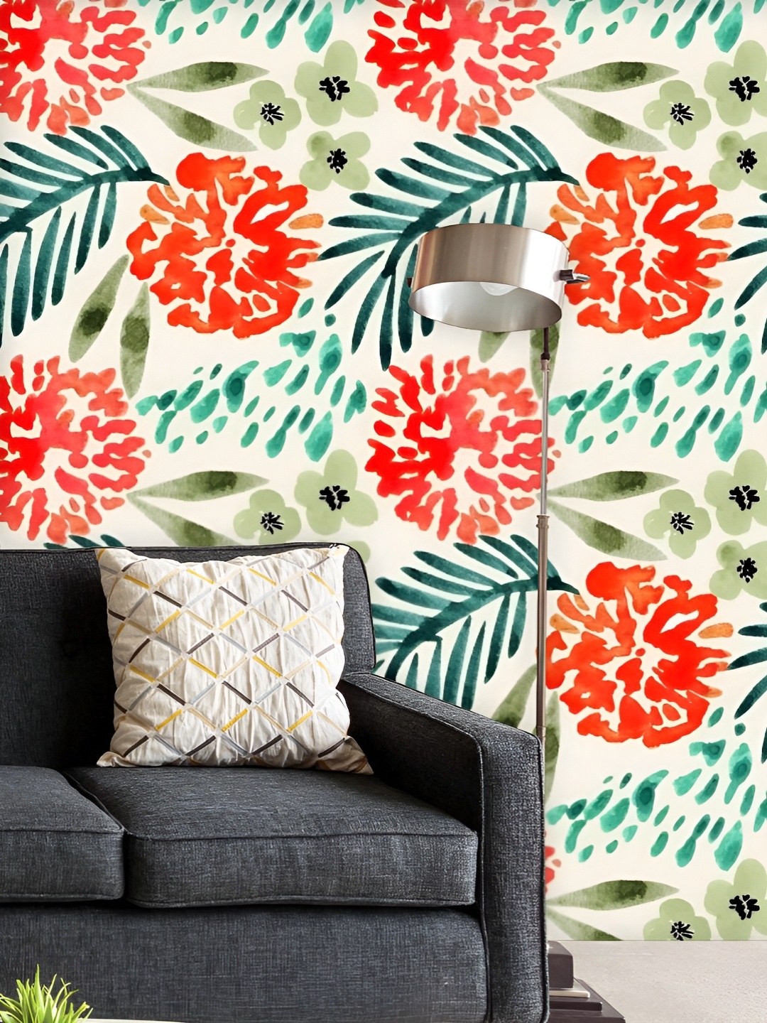 ArtzFolio Printed UV-Resistant Anti-Bacterial Watercolor Floral Pattern Peel & Stick Wallpaper, Multi
ArtzFolio Printed UV-Resistant Anti-Bacterial Watercolor Floral Pattern Peel & Stick Wallpaper, Multi