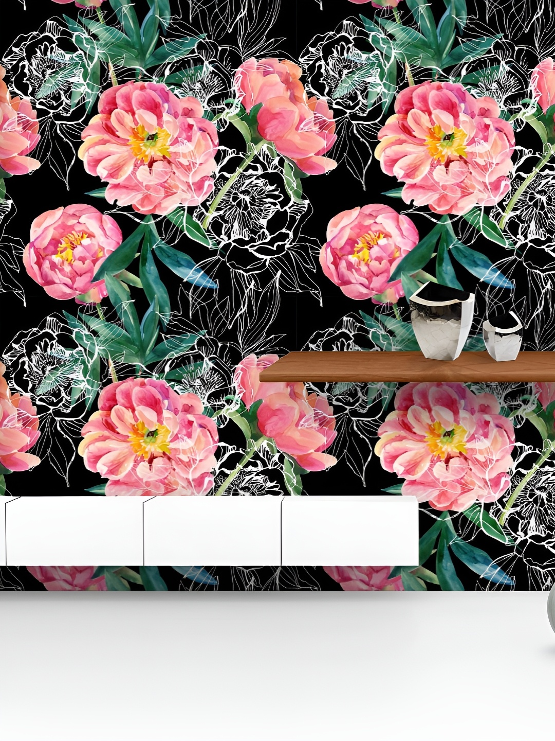 ArtzFolio Printed UV-Resistant Anti-Bacterial Watercolor Peony Flowers Peel & Stick Wallpaper, Multi
ArtzFolio Printed UV-Resistant Anti-Bacterial Watercolor Peony Flowers Peel & Stick Wallpaper, Multi