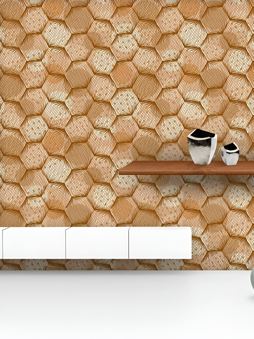 ArtzFolio Printed UV-Resistant Anti-Bacterial Brown Hexagons Peel & Stick Wallpaper, Multi
ArtzFolio Printed UV-Resistant Anti-Bacterial Brown Hexagons Peel & Stick Wallpaper, Multi