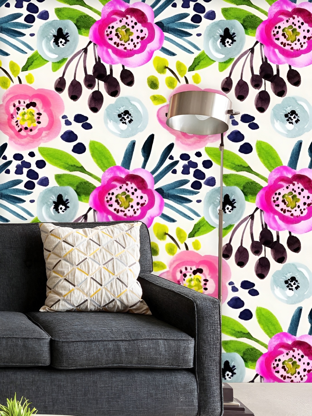 ArtzFolio Printed UV-Resistant Anti-Bacterial Watercolor Floral Pattern0 Peel & Stick Wallpaper, Multi
ArtzFolio Printed UV-Resistant Anti-Bacterial Watercolor Floral Pattern0 Peel & Stick Wallpaper, Multi