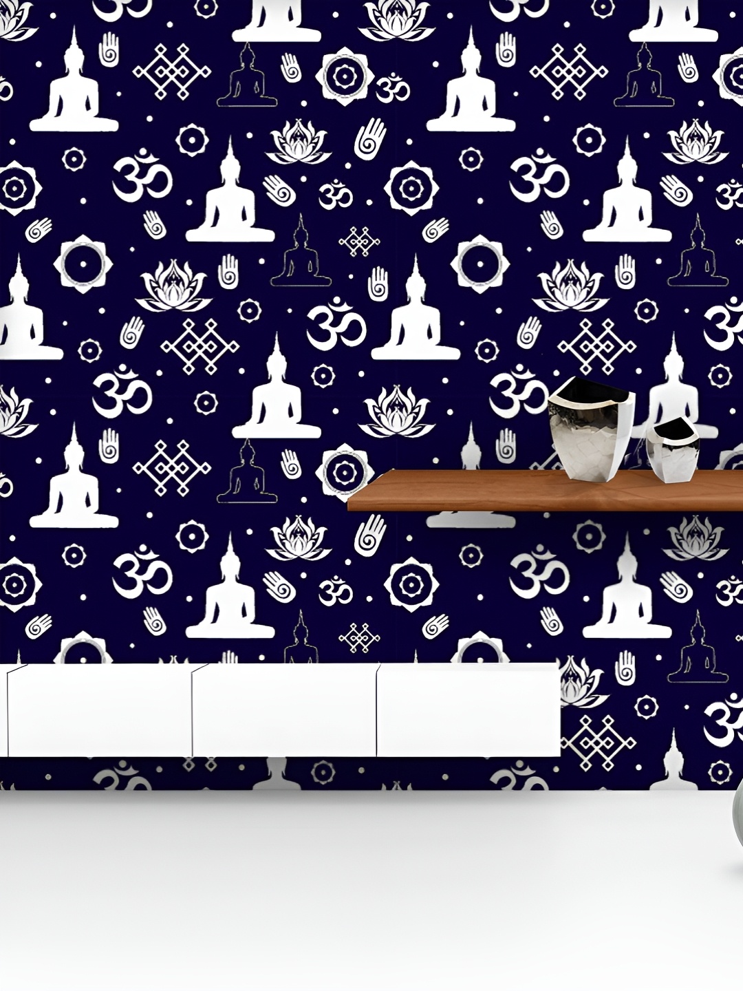 ArtzFolio Printed UV-Resistant Anti-Bacterial Buddhist Religious Sacred Symbols Peel & Stick Wallpaper, Multi
ArtzFolio Printed UV-Resistant Anti-Bacterial Buddhist Religious Sacred Symbols Peel & Stick Wallpaper, Multi